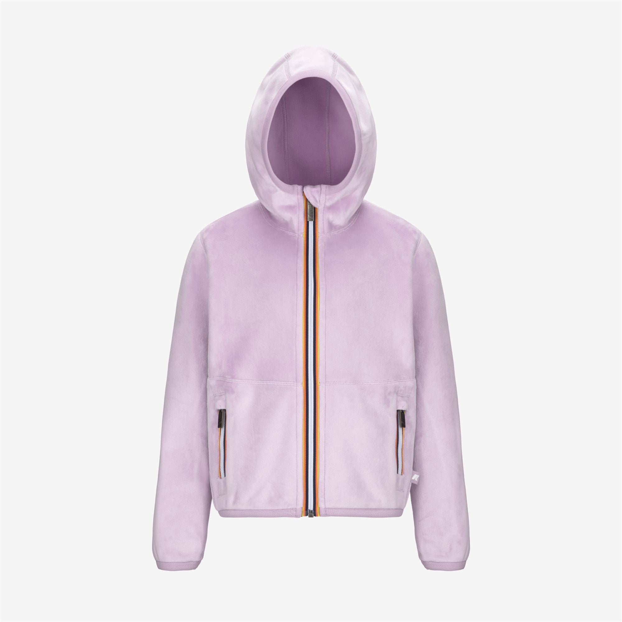 P. LILY VELOUR POLAR REVERSIBLE - Fleece - Jacket - Girl - VIOLET LT LILAC