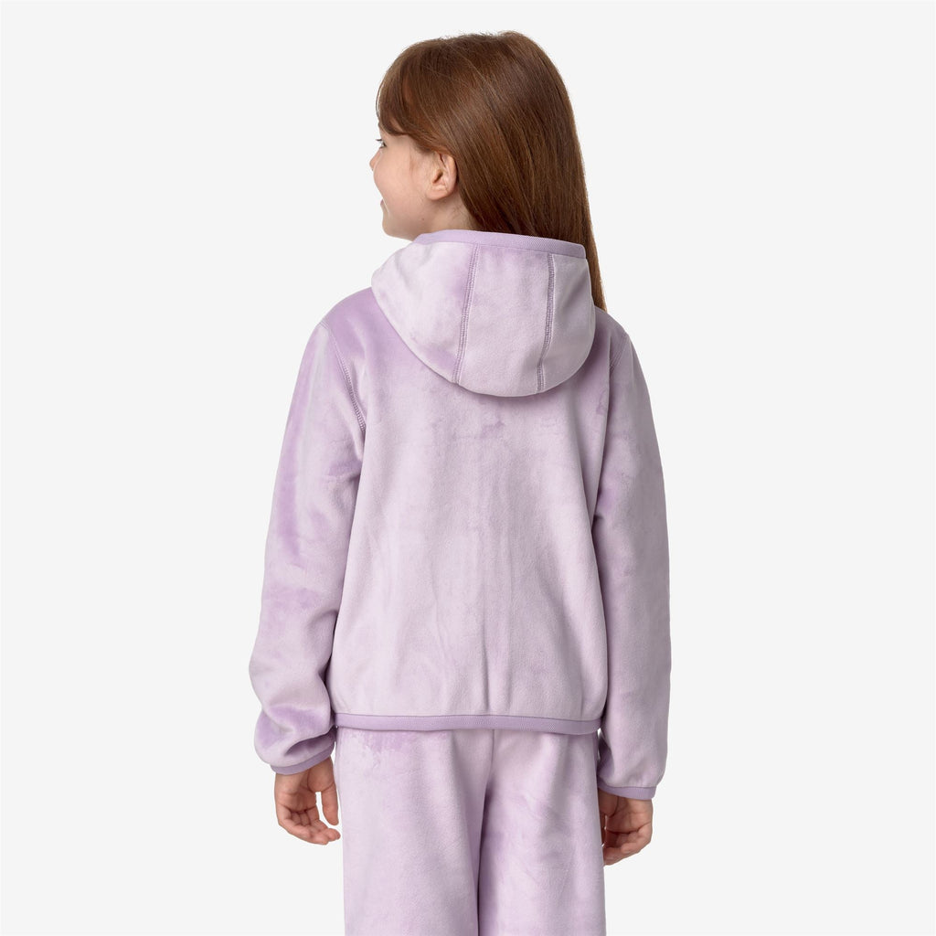 P. LILY VELOUR POLAR REVERSIBLE - Fleece - Jacket - Girl - VIOLET LT LILAC