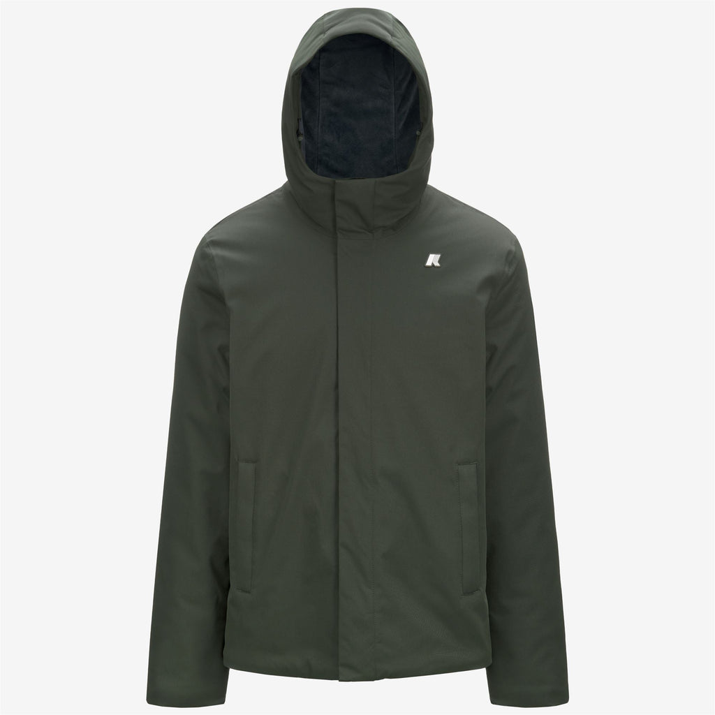 JACKO TWILL MARMOTTA - Jackets - Short - Man - GREEN B-BLUE A