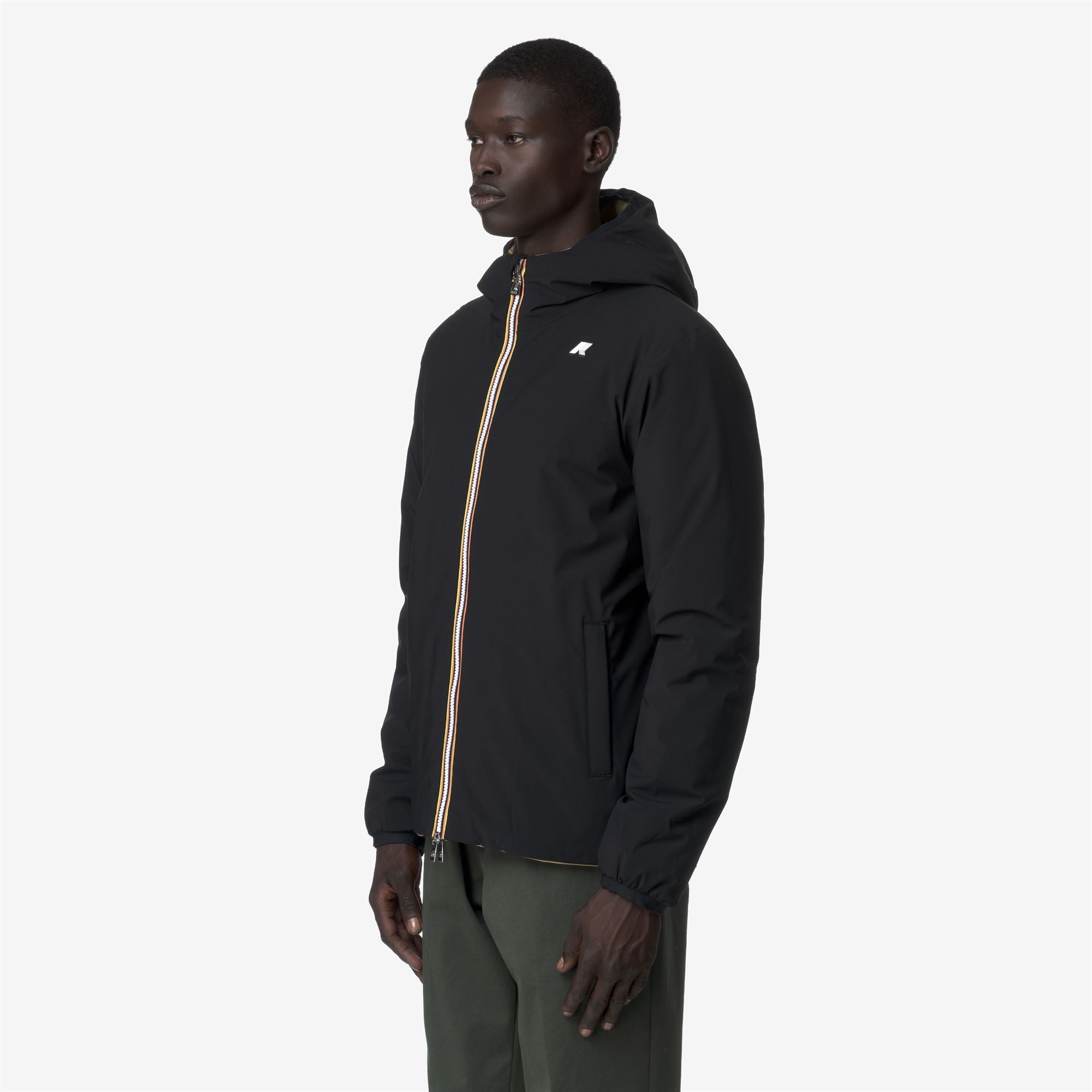 JACK ST WARM REVERSIBLE - Jackets - Short - Man - BLACK PURE-BEIGE SEED