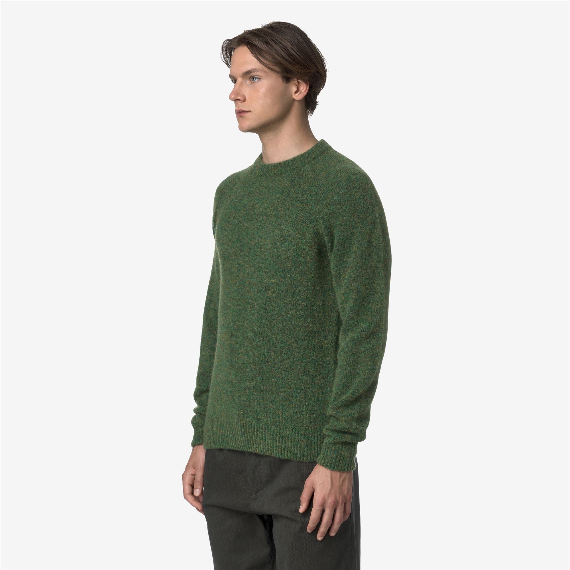 RENOULT - KNITWEAR - Pull Over - Man - GREEN MIX