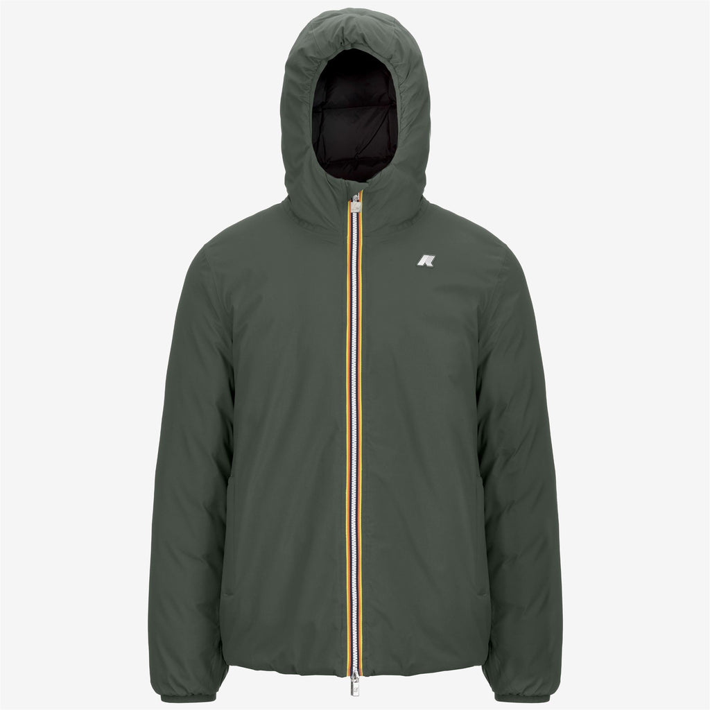 JACK ST THERMO REVERSIBLE - Jackets - Short - Man - GREEN BLACKISH-BLACK PURE
