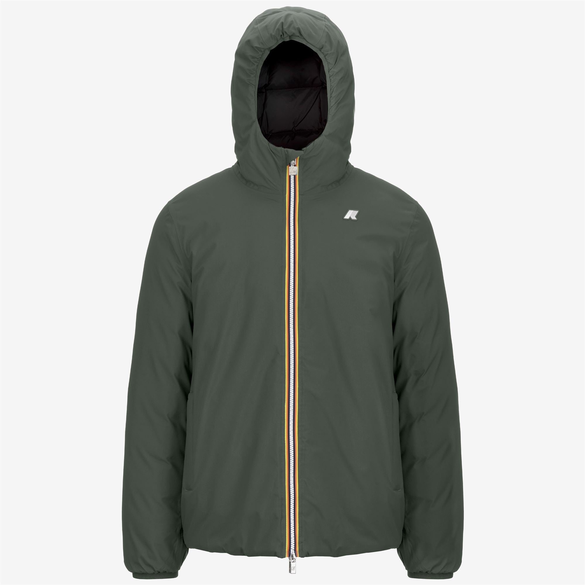 JACK ST THERMO REVERSIBLE - Jackets - Short - Man - GREEN BLACKISH-BLACK PURE