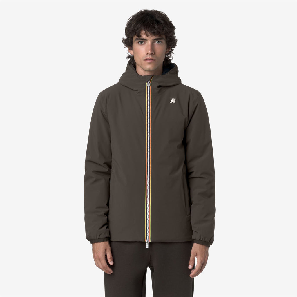 JACK ST WARM REVERSIBLE - Jackets - Short - Man - BLACK OLIVE-BLUE DEPTH