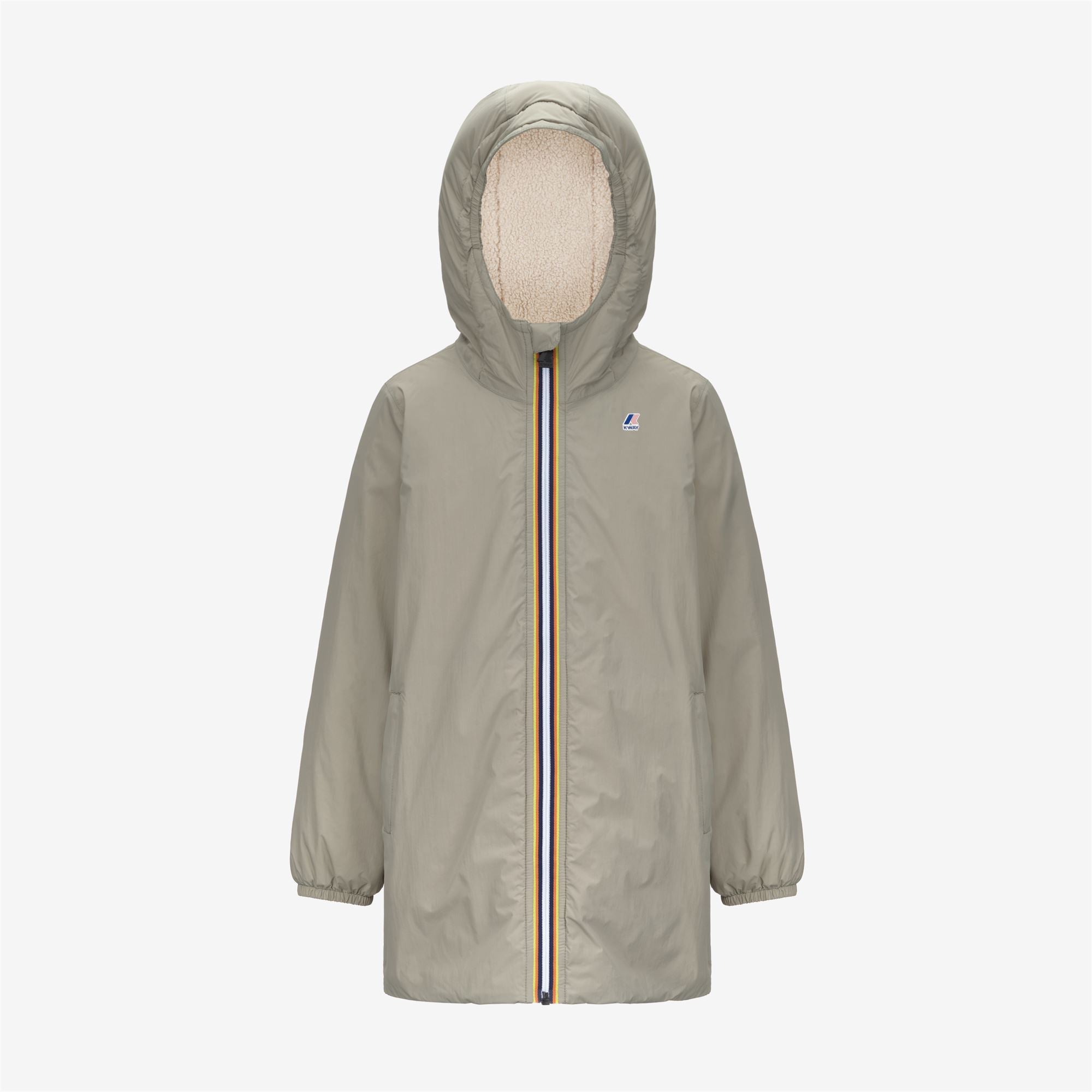P. LE VRAI 4.0 EIFFEL ORSETTO - Jackets - 3/4 LENGTH - Kid unisex - GREEN OAK