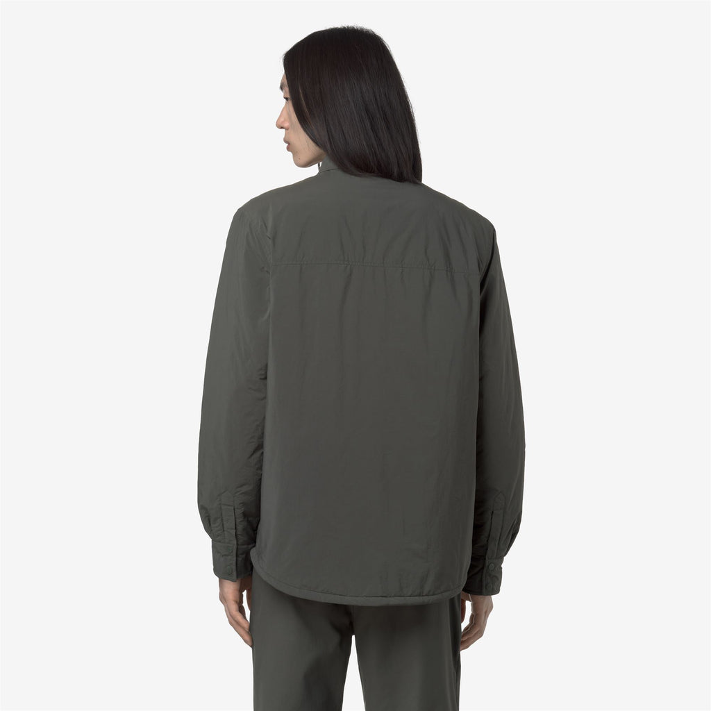 UMBERT PLAIN WARM - Jackets - Short - Man - GREEN BLACKISH