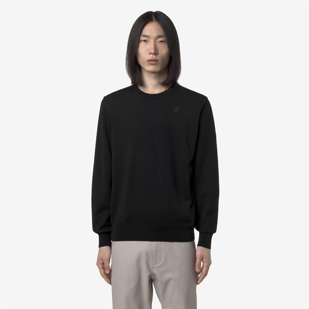 SEBASTIEN MERINO - KNITWEAR - Pull Over - Man - BLACK PURE