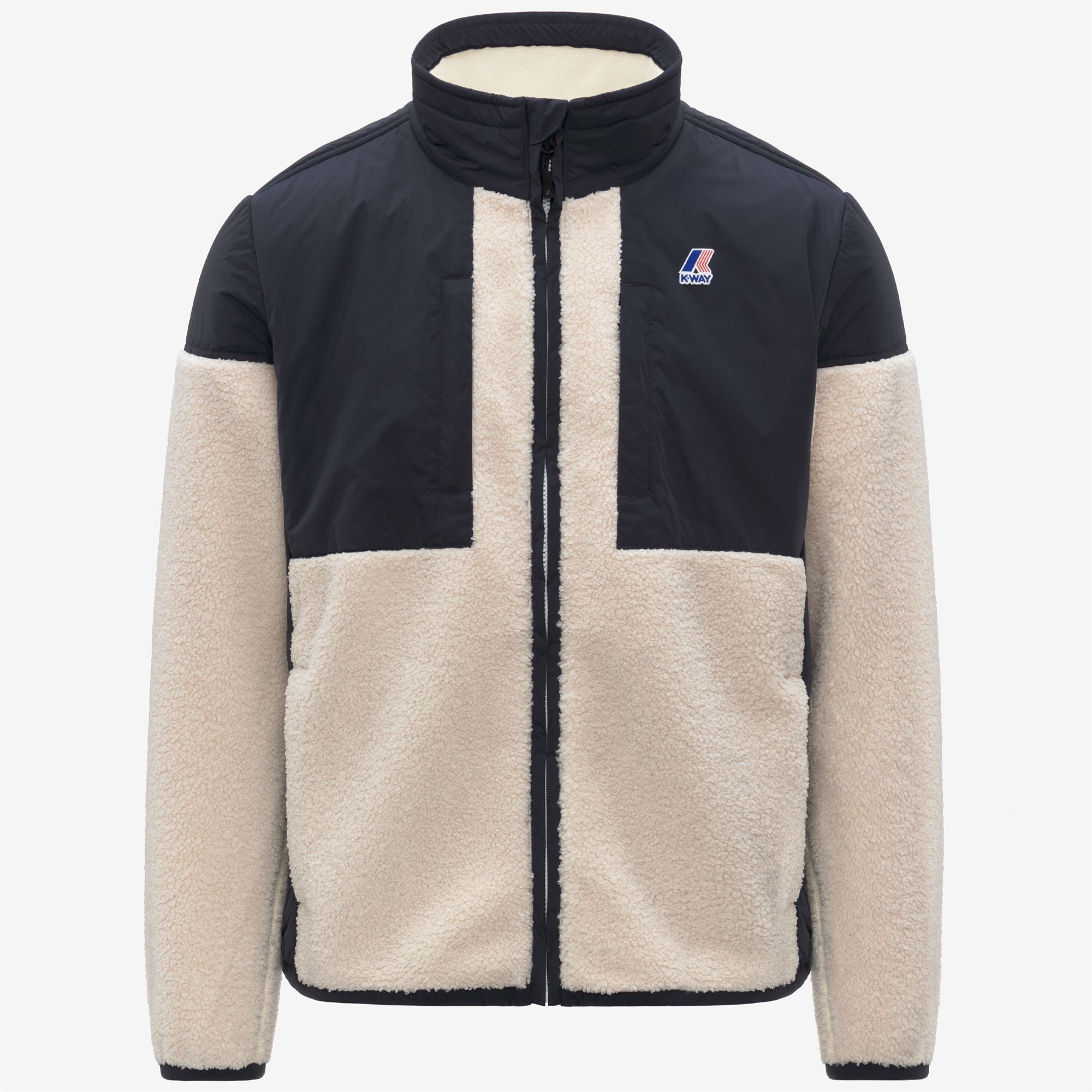 SIXTE 4.0 ORSETTO - Fleece - Jacket - Unisex - BLUE DEPTH-ECRU