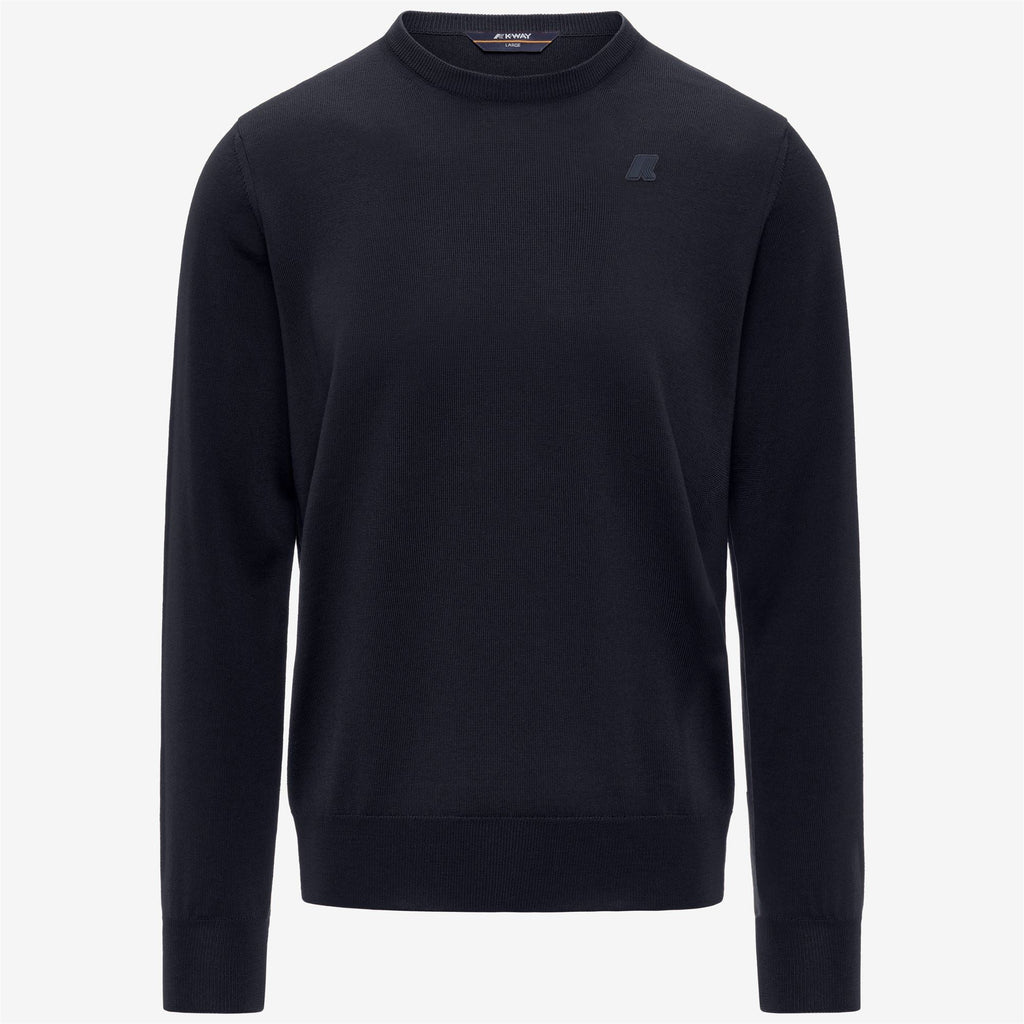 SEBASTIEN MERINO - KNITWEAR - Pull Over - Man - BLUE DEPTH