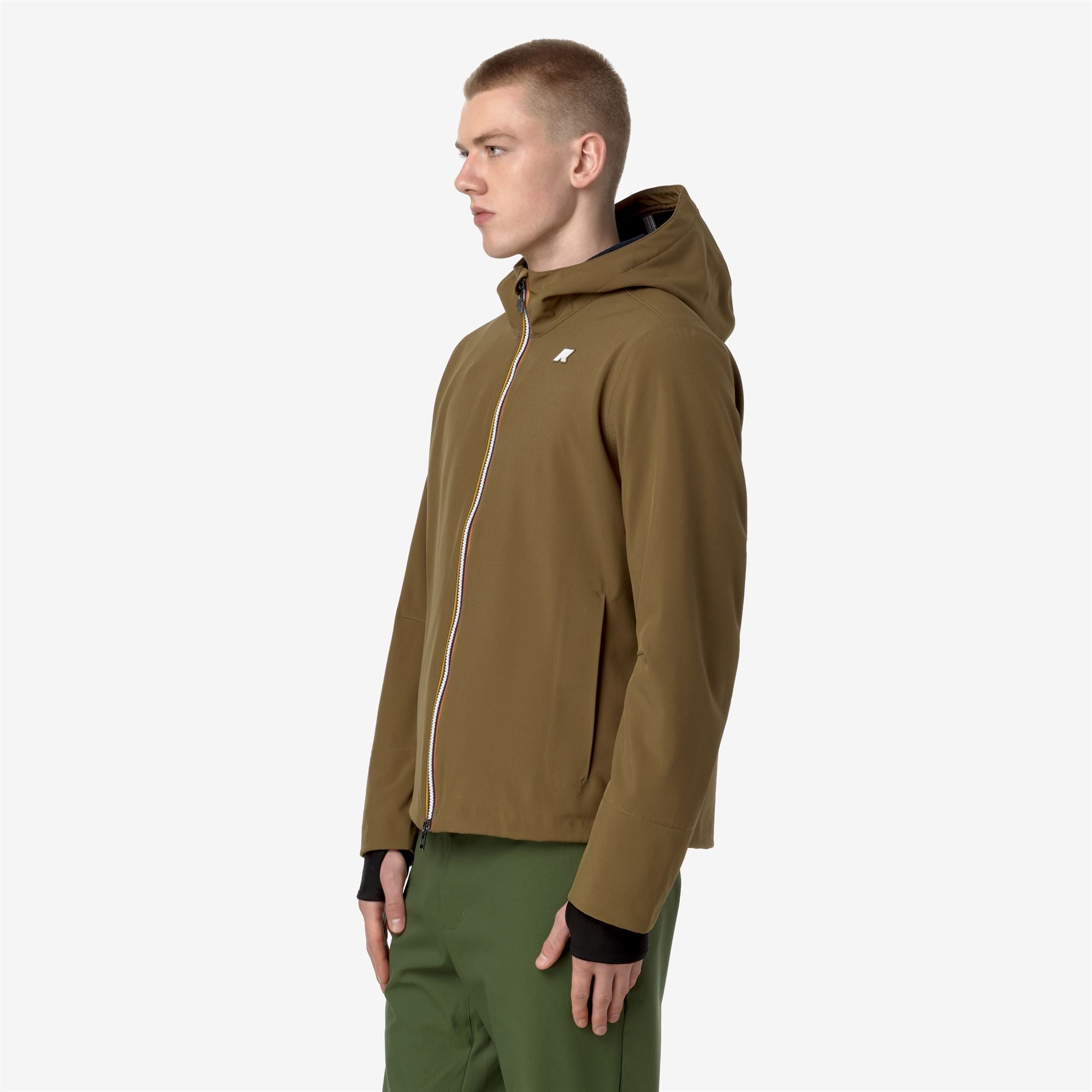 JACKO BONDED - Jackets - Short - Man - BROWN CORDA-BLUE DEPTH
