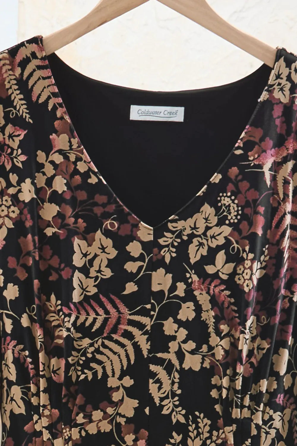 Autumn Botanicals 3/4 Sleeve Knit Dress