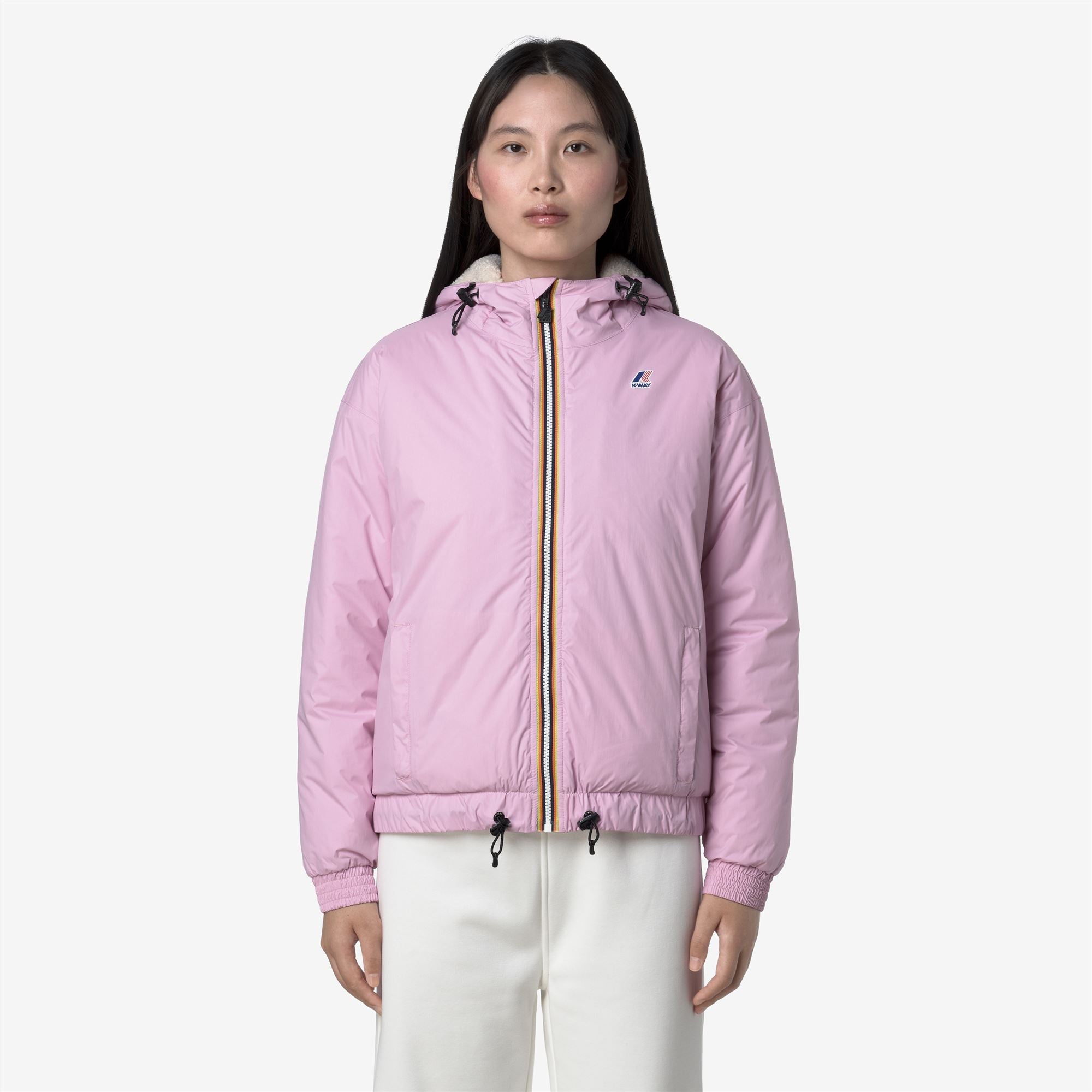 LE VRAI 4.0 ALBINE ORSETTO - Jackets - Short - Woman - PINK LAVENDER
