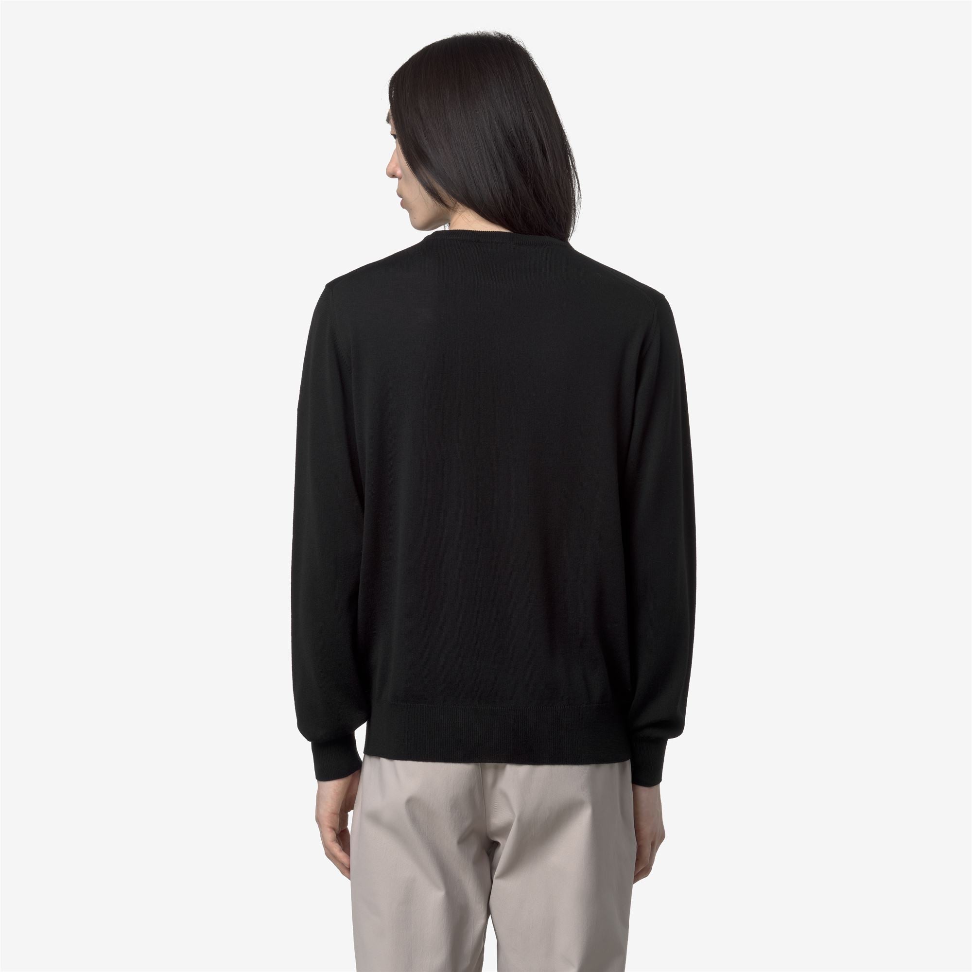 SEBASTIEN MERINO - KNITWEAR - Pull Over - Man - BLACK PURE