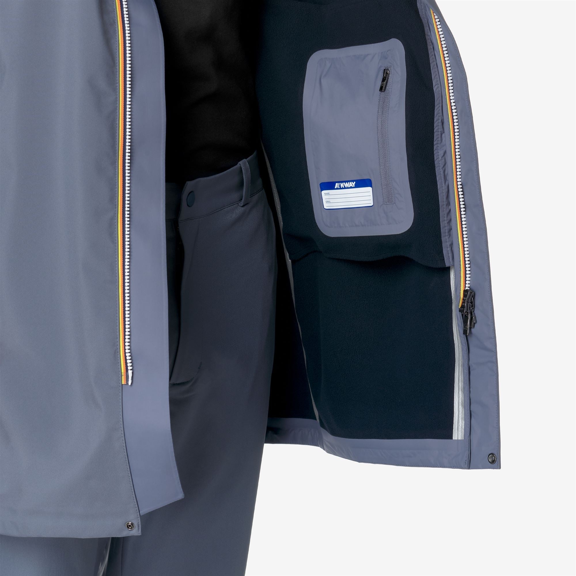 THOMAS BONDED - Jackets - Long - Man - GREY BLUE A-BLUE D