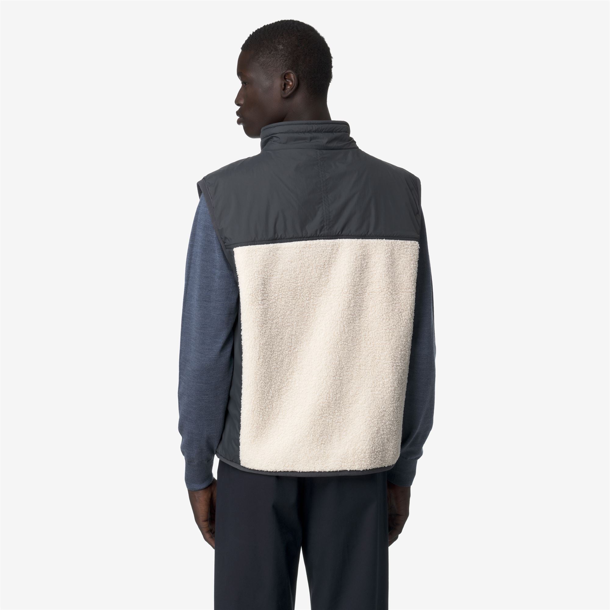 VITAL 4.0 ORSETTO - Fleece - Vest - Unisex - GREY SHADOW DK-ECRU