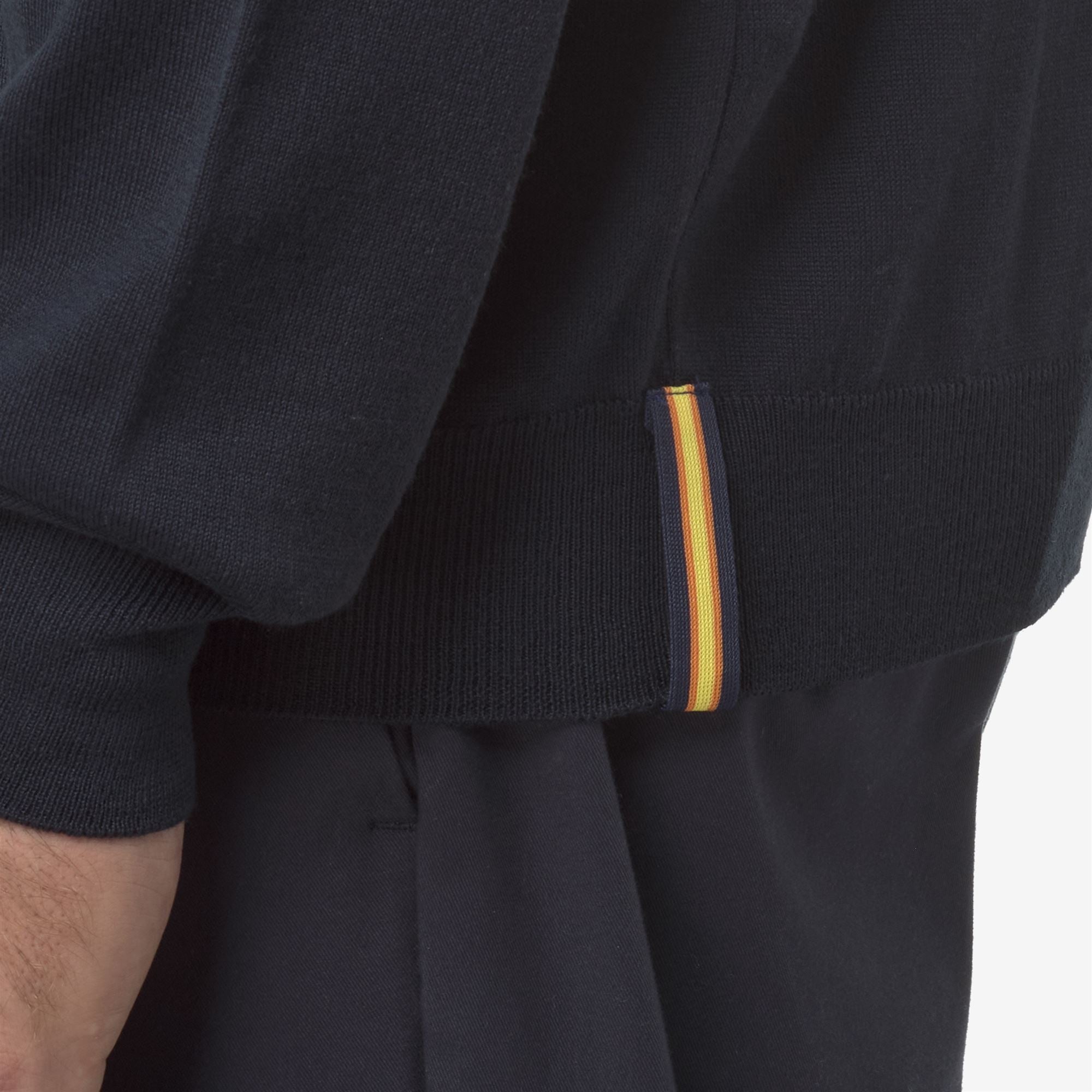 REY WOOL MERINO BLEND - KNITWEAR - Pull Over - Man - BLUE DEPTH