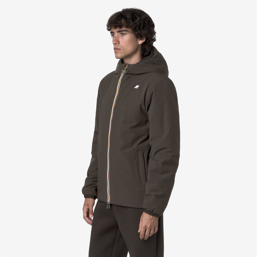 JACK ST WARM REVERSIBLE - Jackets - Short - Man - BLACK OLIVE-BLUE DEPTH