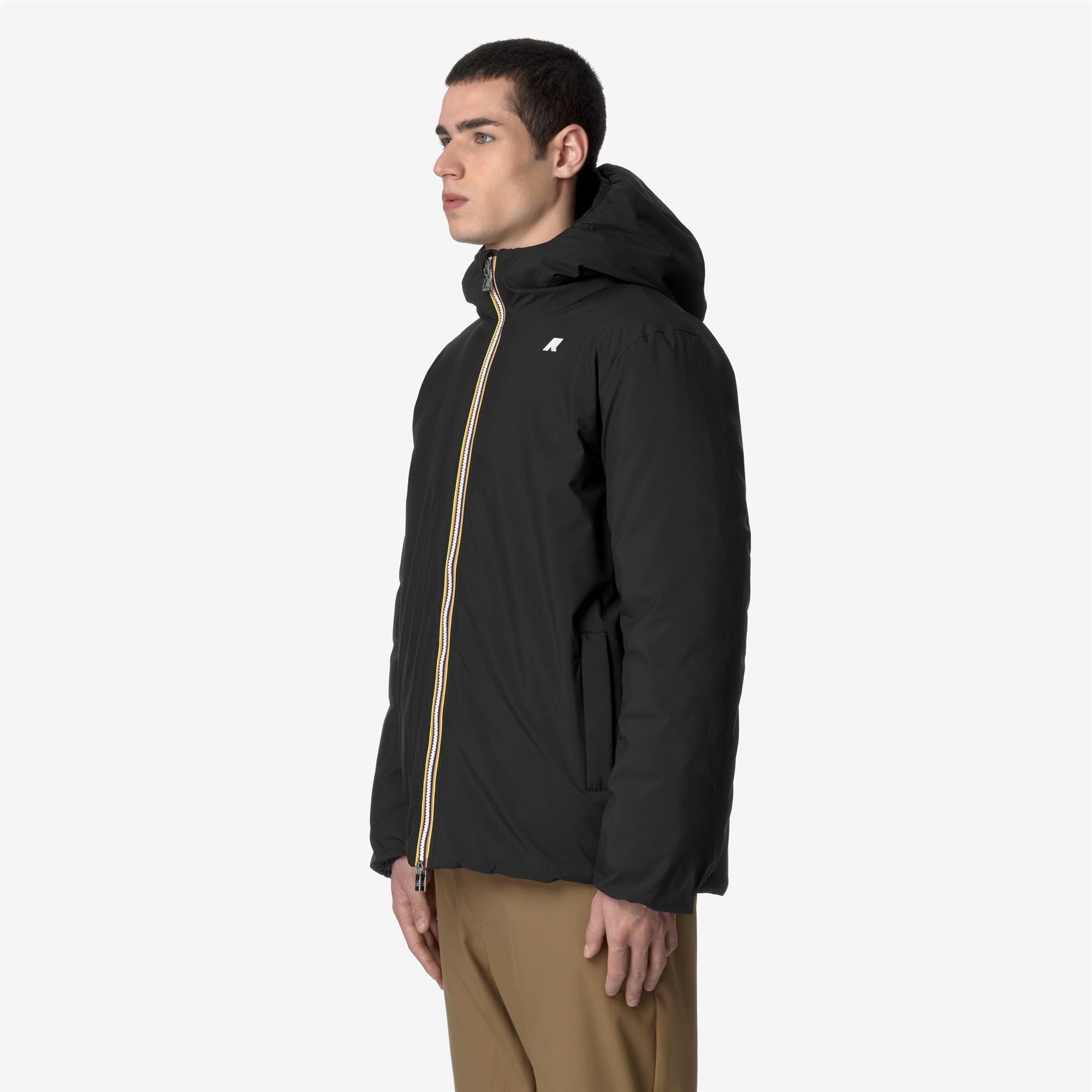 JACK ST THERMO REVERSIBLE - Jackets - Short - Man - BLACK P-BROWN G