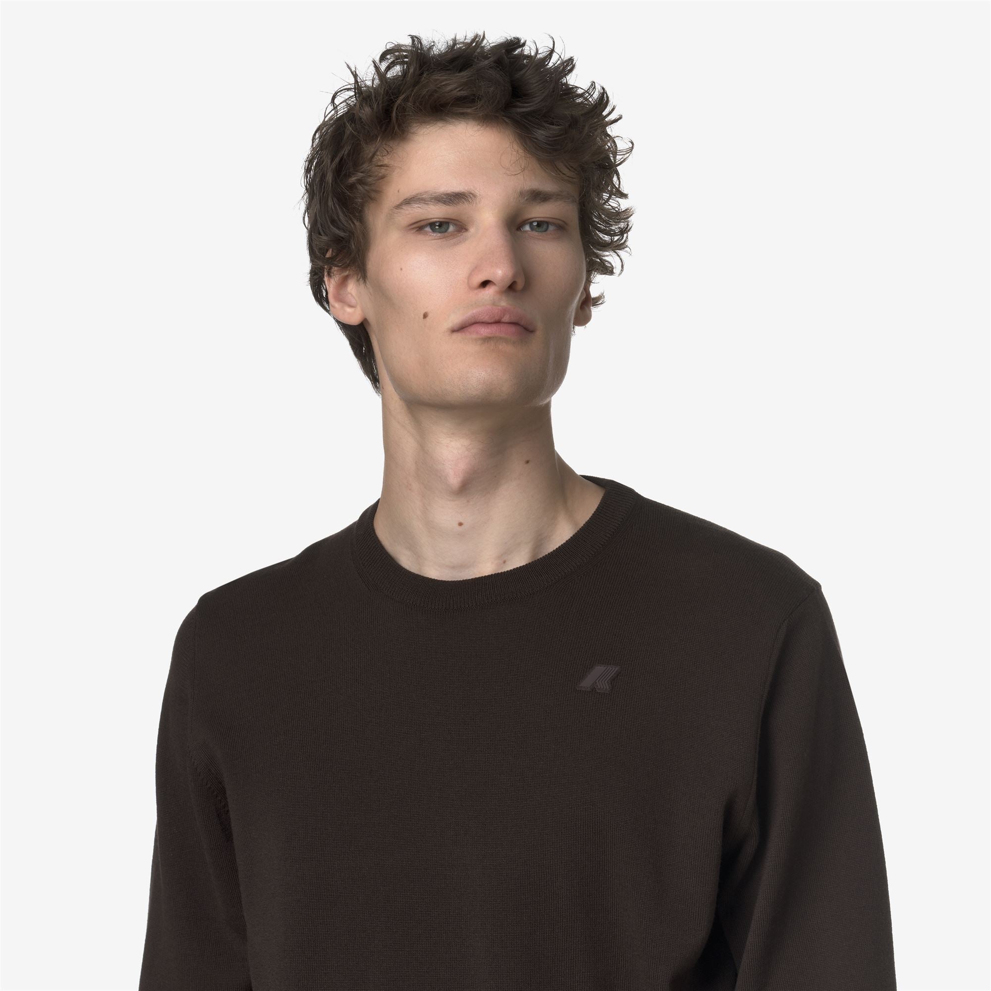 SEBASTIEN MERINO - KNITWEAR - Pull Over - Man - BLACK COFFEE