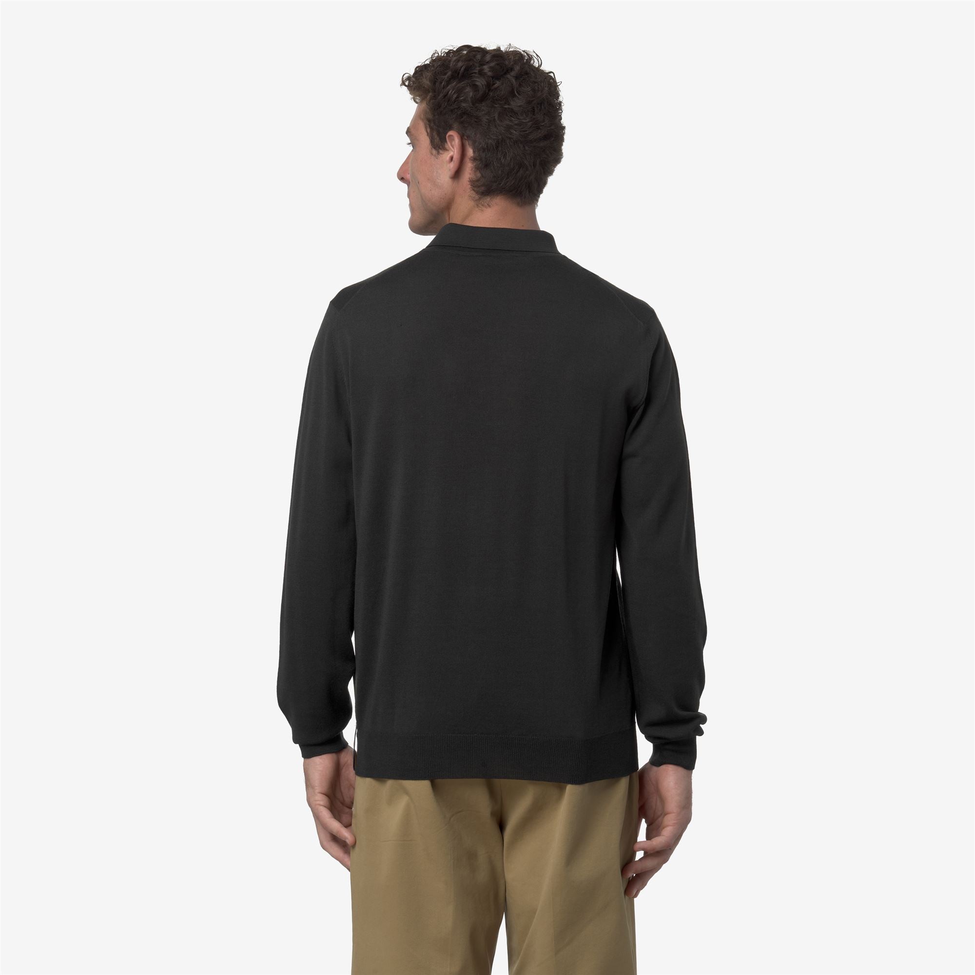 REY WOOL MERINO BLEND - KNITWEAR - Pull Over - Man - GREY SHADOW DK