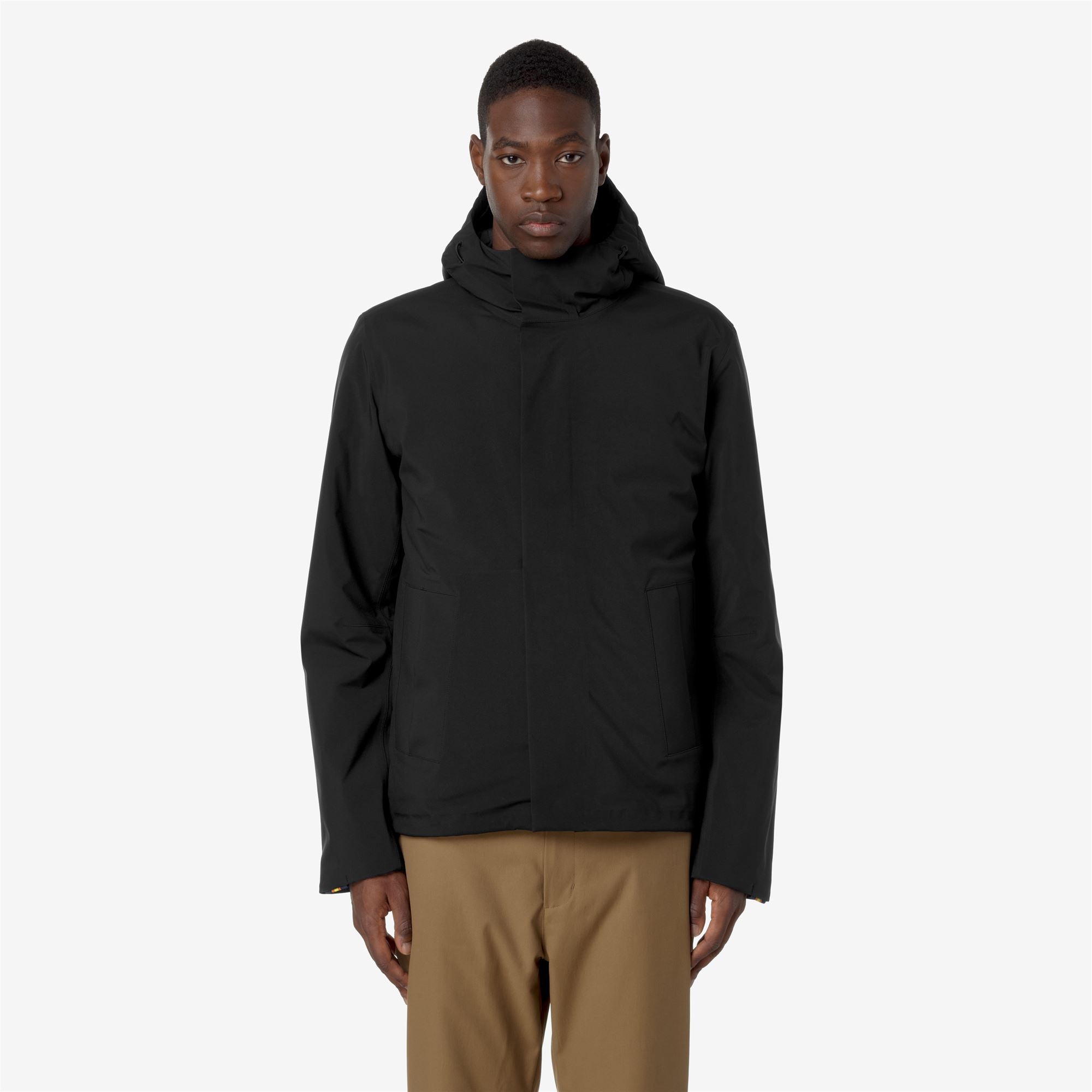 JACKEN BONDED PADDED - Jackets - Short - Man - BLACK PURE