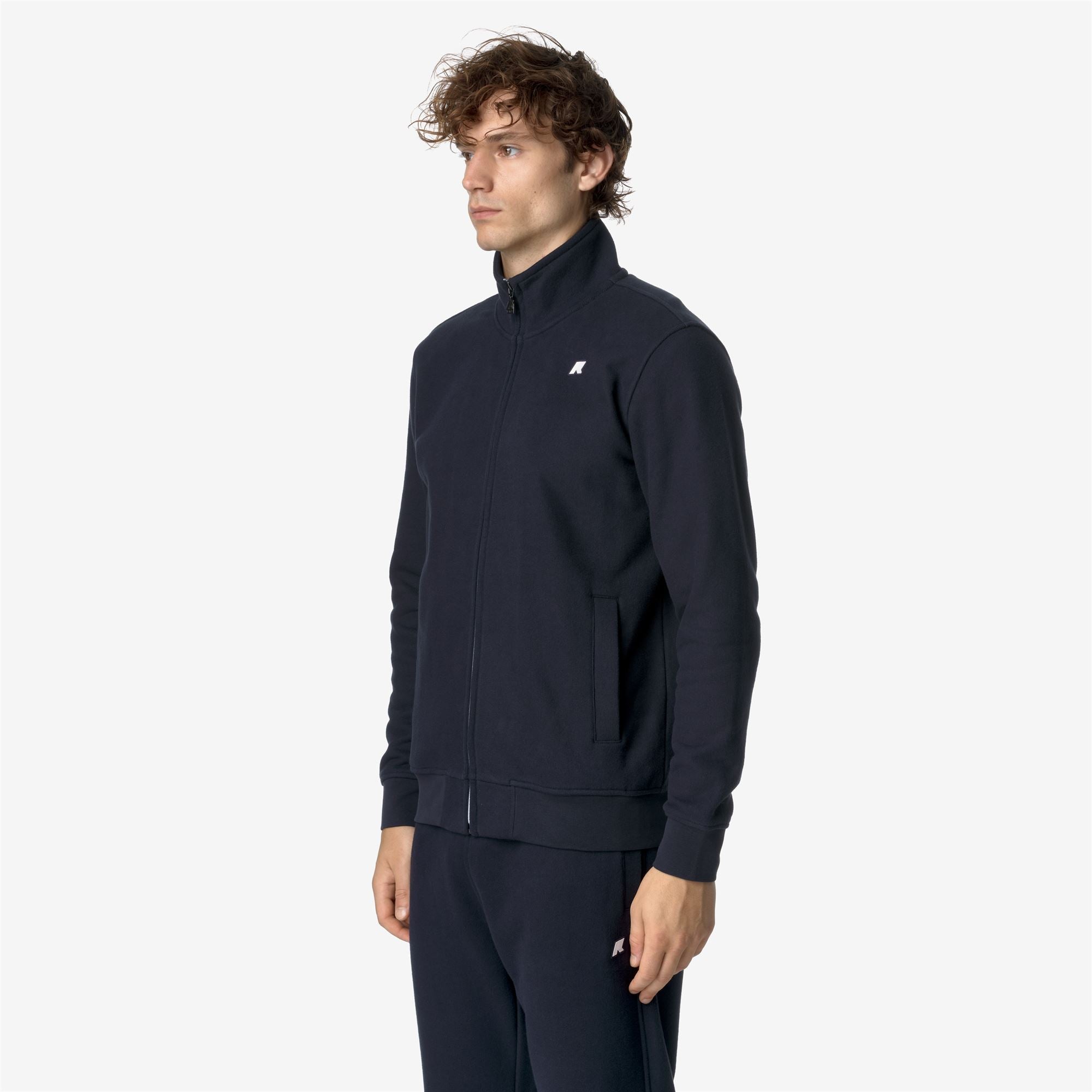 FINN HEAVY FLEECE - Fleece - Jacket - Man - BLUE DEPTH