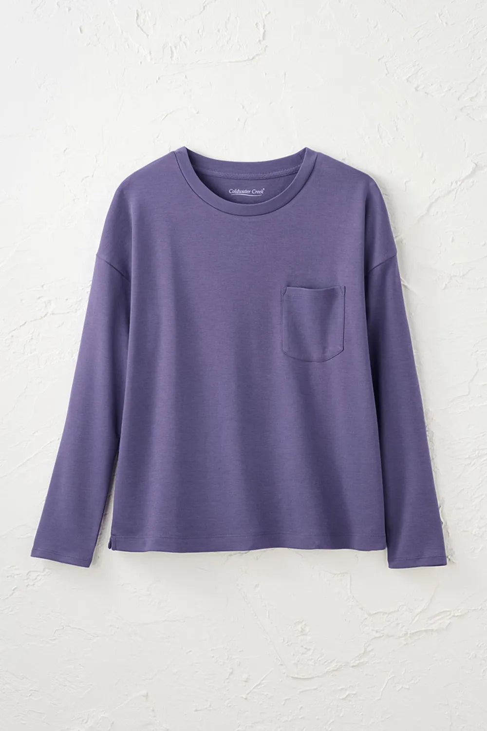 #BestCottonTM Long Sleeve Boxy Pocket Tee
