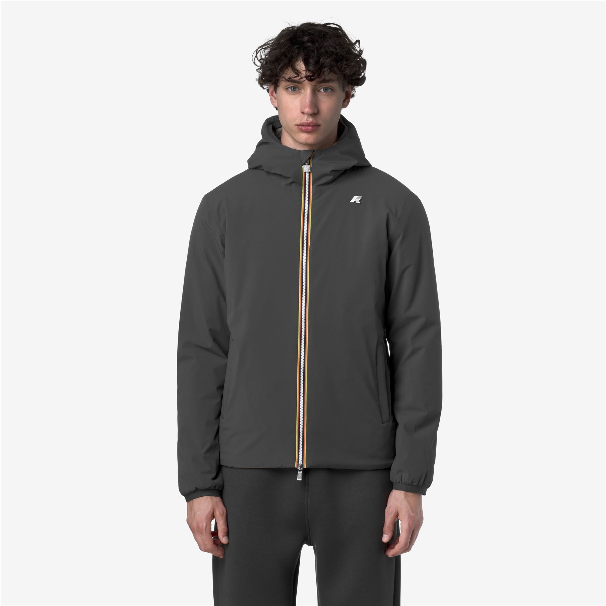 JACK ST WARM REVERSIBLE - Jackets - Short - Man - GREY SHADOW DK-GREEN OAK