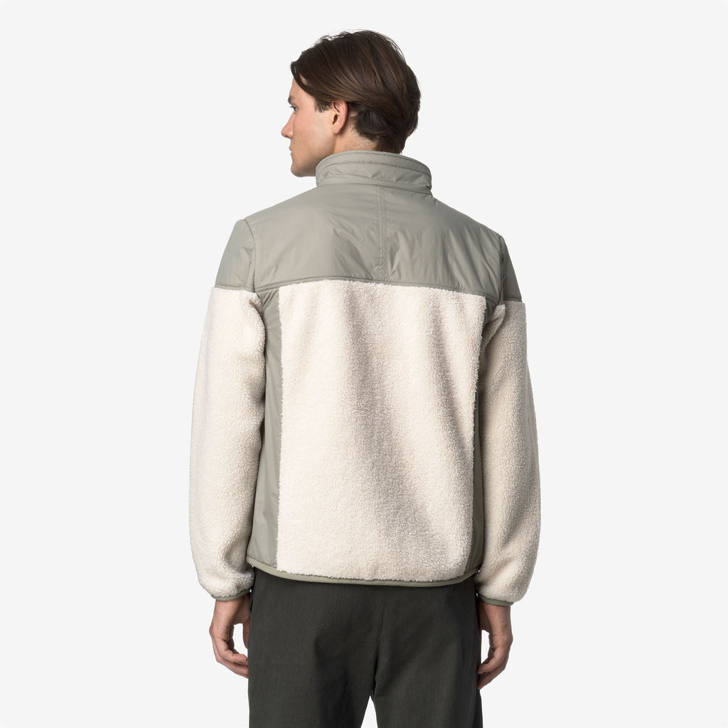 SIXTE 4.0 ORSETTO - Fleece - Jacket - Unisex - GREEN OAK-ECRU