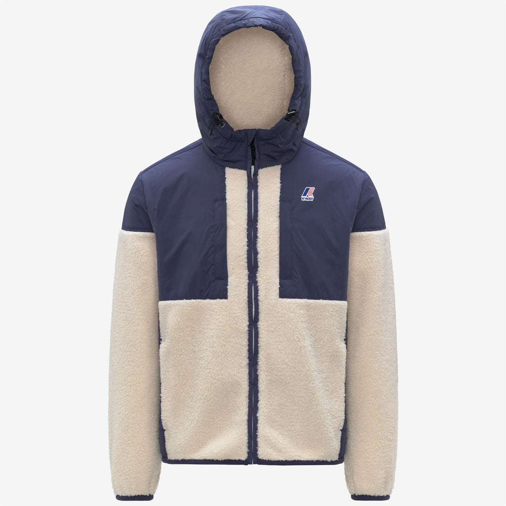 SAMSON 4.0 ORSETTO - Fleece - Hoodie Full Zip - Unisex - BLUE DEEP COBALT-ECRU
