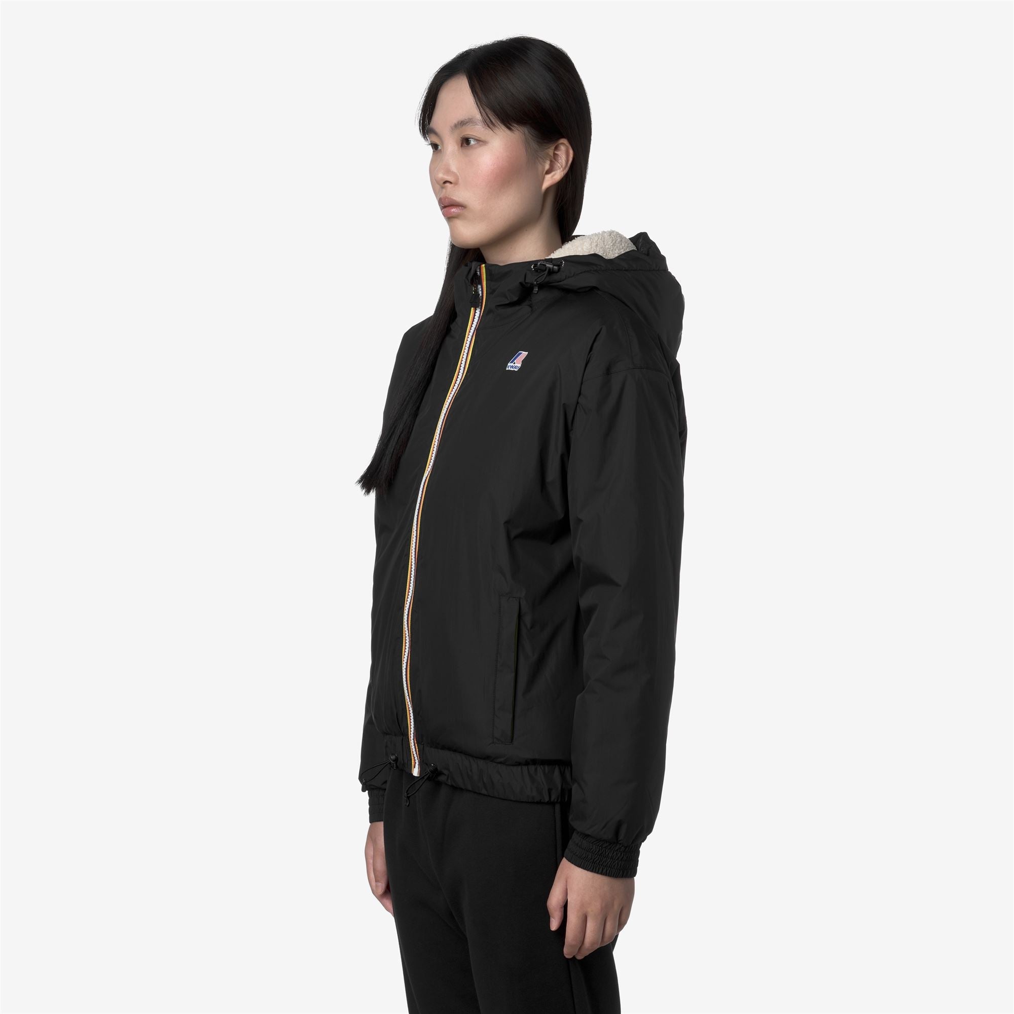 LE VRAI 4.0 ALBINE ORSETTO - Jackets - Short - Woman - BLACK PURE