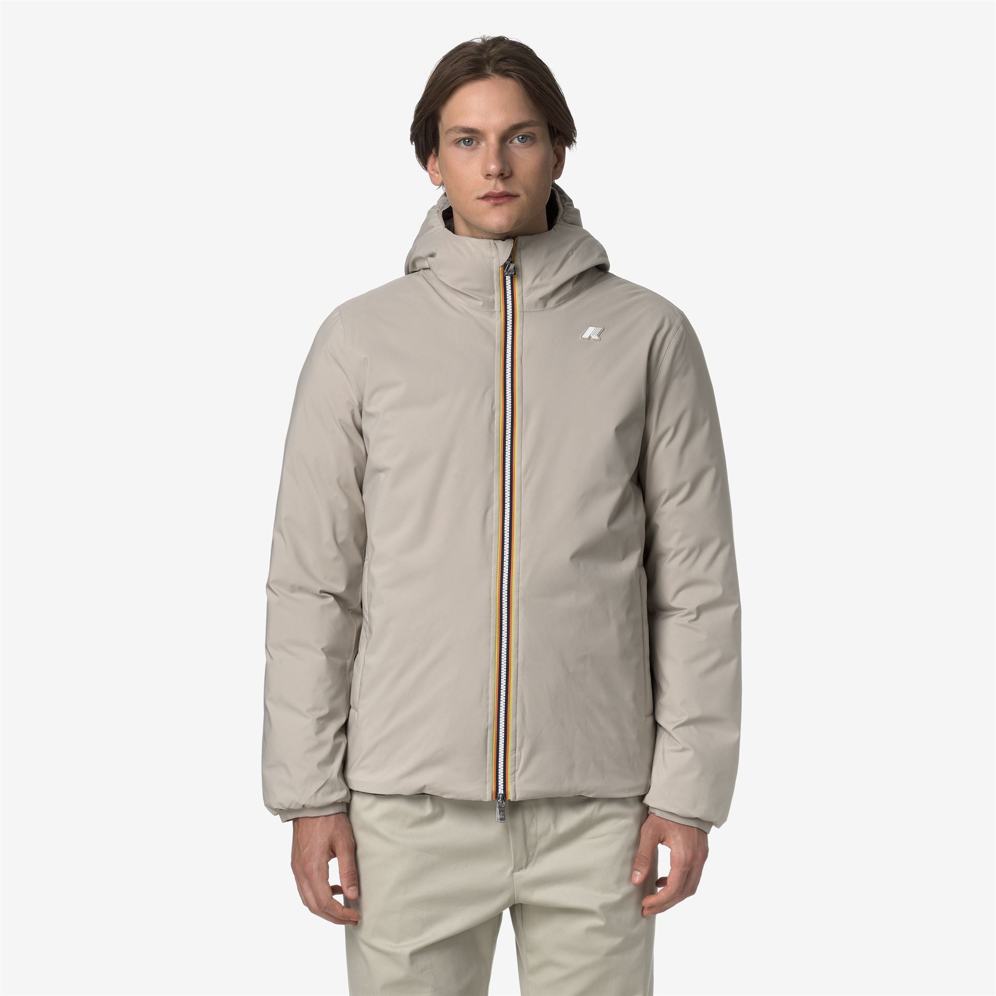 JACK ST THERMO REVERSIBLE - Jackets - Short - Man - BEIGE CASHMERE-BLACK OLIVE