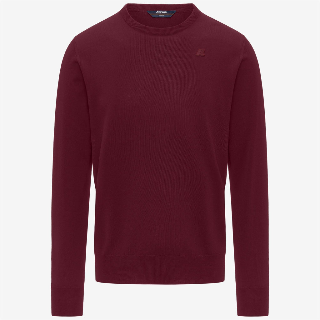 SEBASTIEN MERINO - KNITWEAR - Pull Over - Man - RED RODODENDRO
