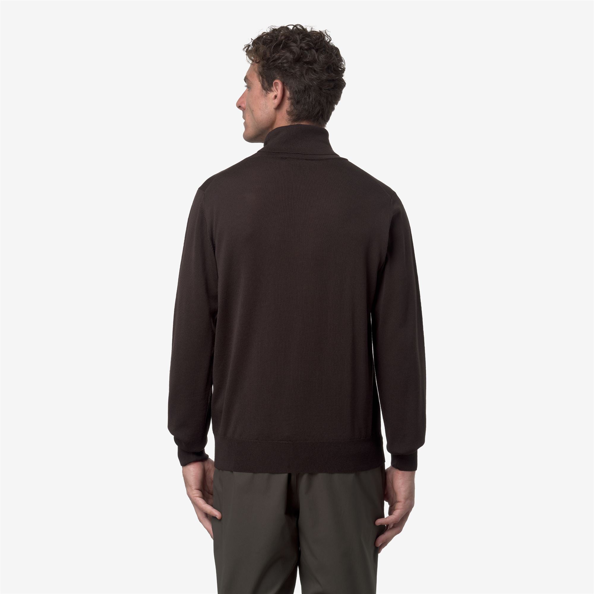 HENRY MERINO - KNITWEAR - Pull Over - Man - BLACK COFFEE