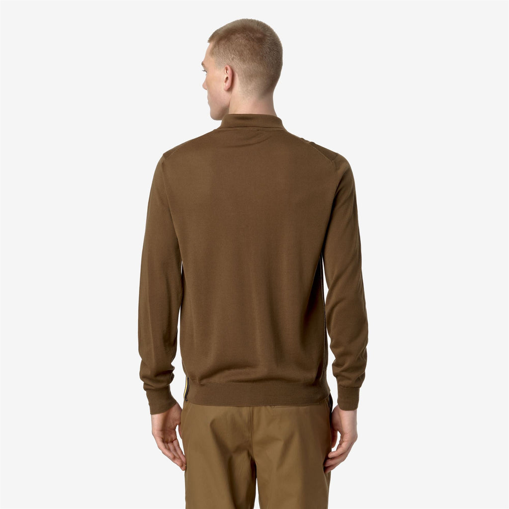 REY WOOL MERINO BLEND - KNITWEAR - Pull Over - Man - BROWN TOFFEE
