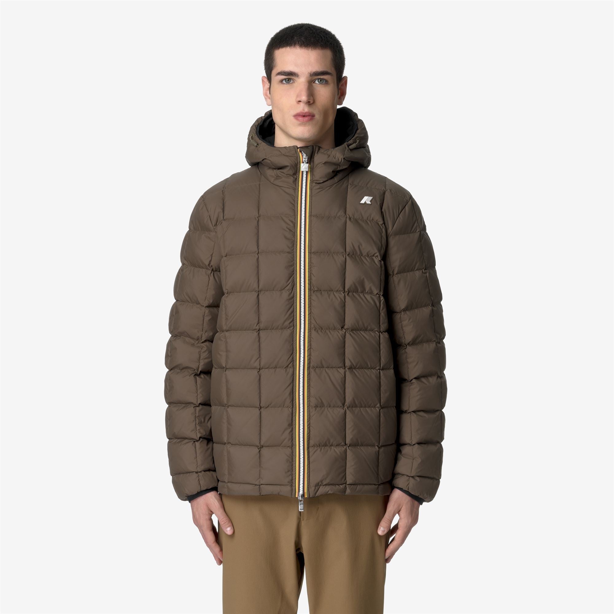 JACK ST THERMO REVERSIBLE - Jackets - Short - Man - BLACK P-BROWN G