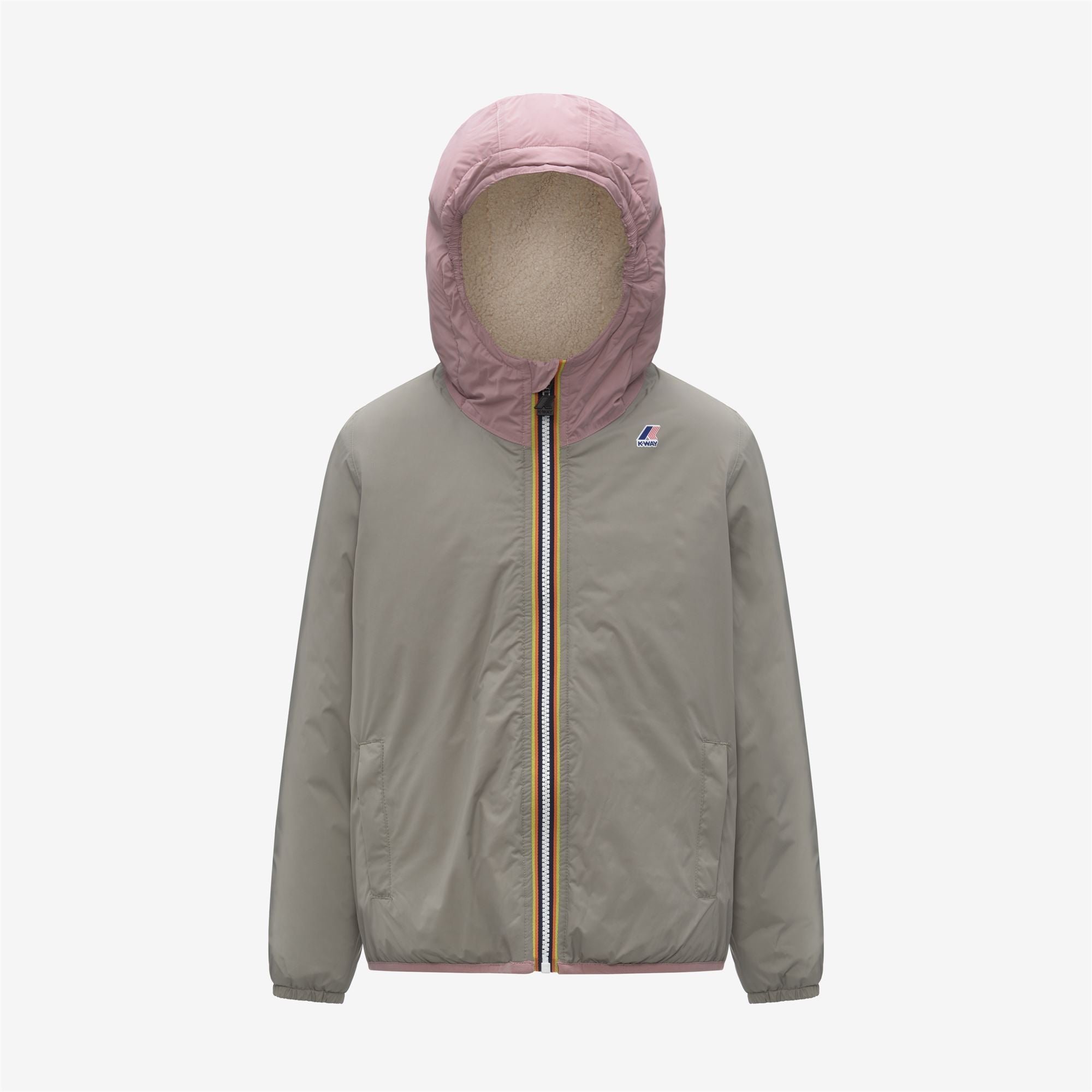 P. LE VRAI 4.0 CLAUDE ORSETTO - Jackets - Mid - Kid unisex - GREEN OAK-ROSE PINKISH