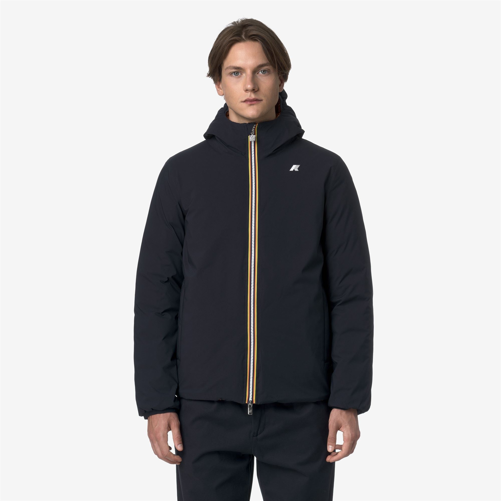 JACK ST THERMO REVERSIBLE - Jackets - Short - Man - BLUE DEPTH-ORANGE ADOBE