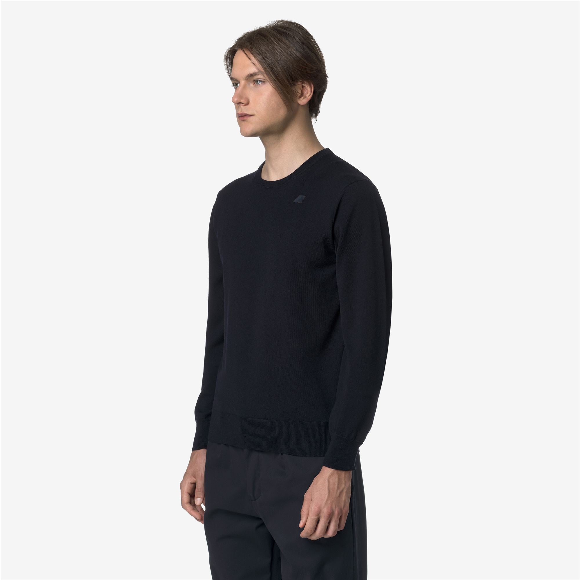 SEBASTIEN MERINO - KNITWEAR - Pull Over - Man - BLUE DEPTH