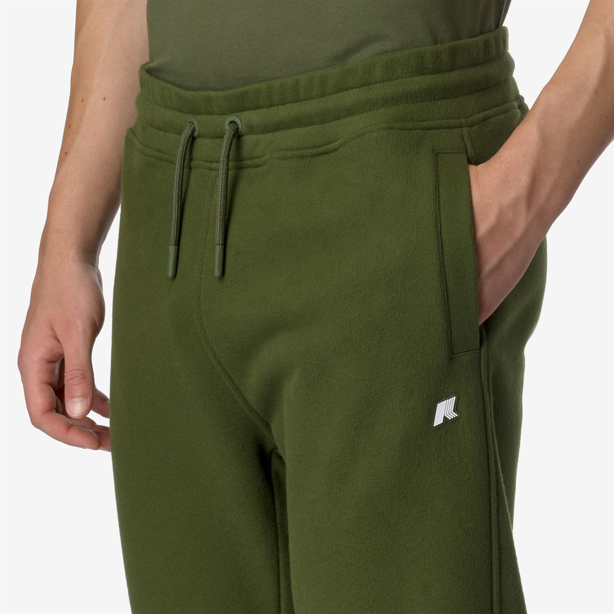MICKYEL HEAVY FLEECE - Pants - Sport Trousers - Man - GREEN CYPRESS