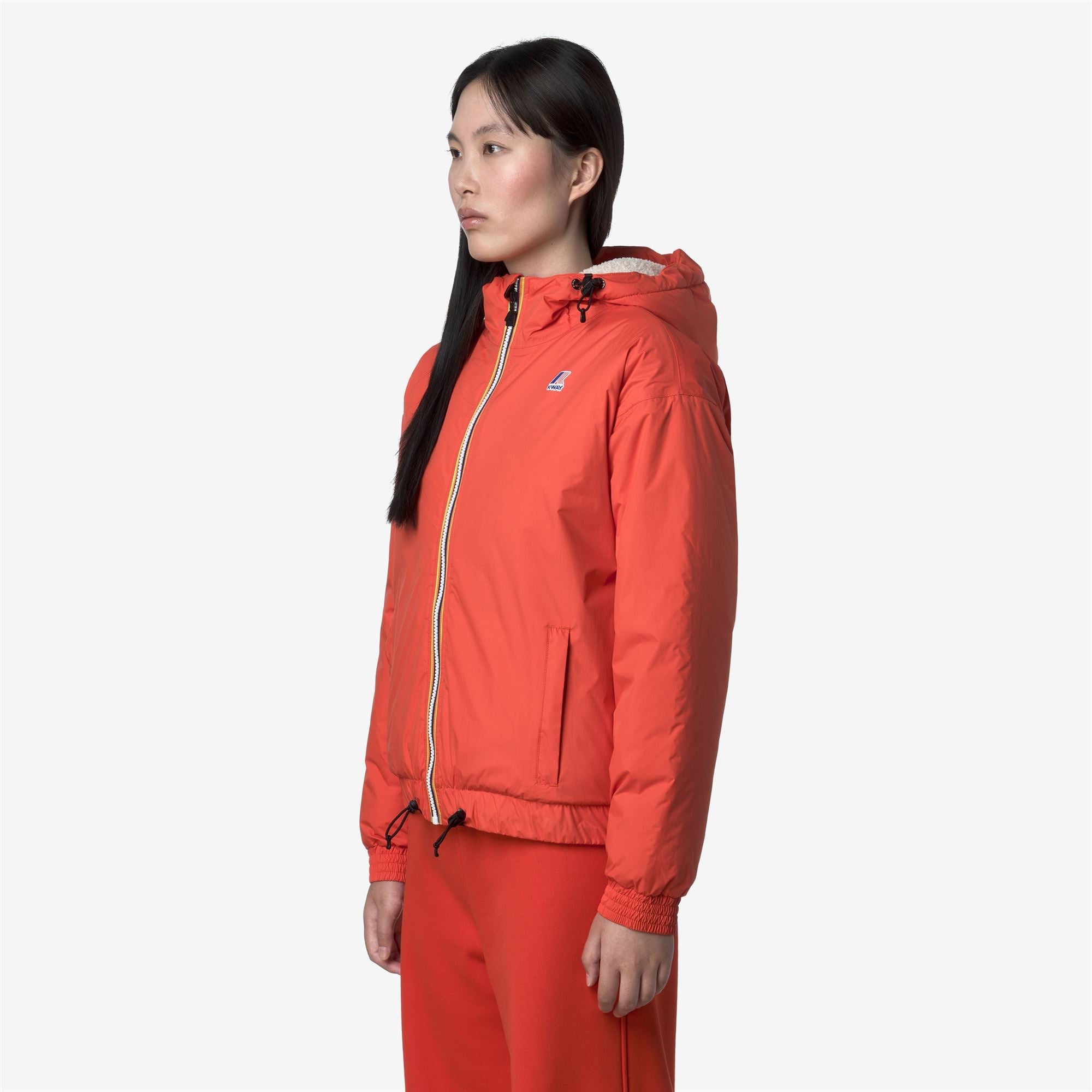 LE VRAI 4.0 ALBINE ORSETTO - Jackets - Short - Woman - ORANGE FIESTA