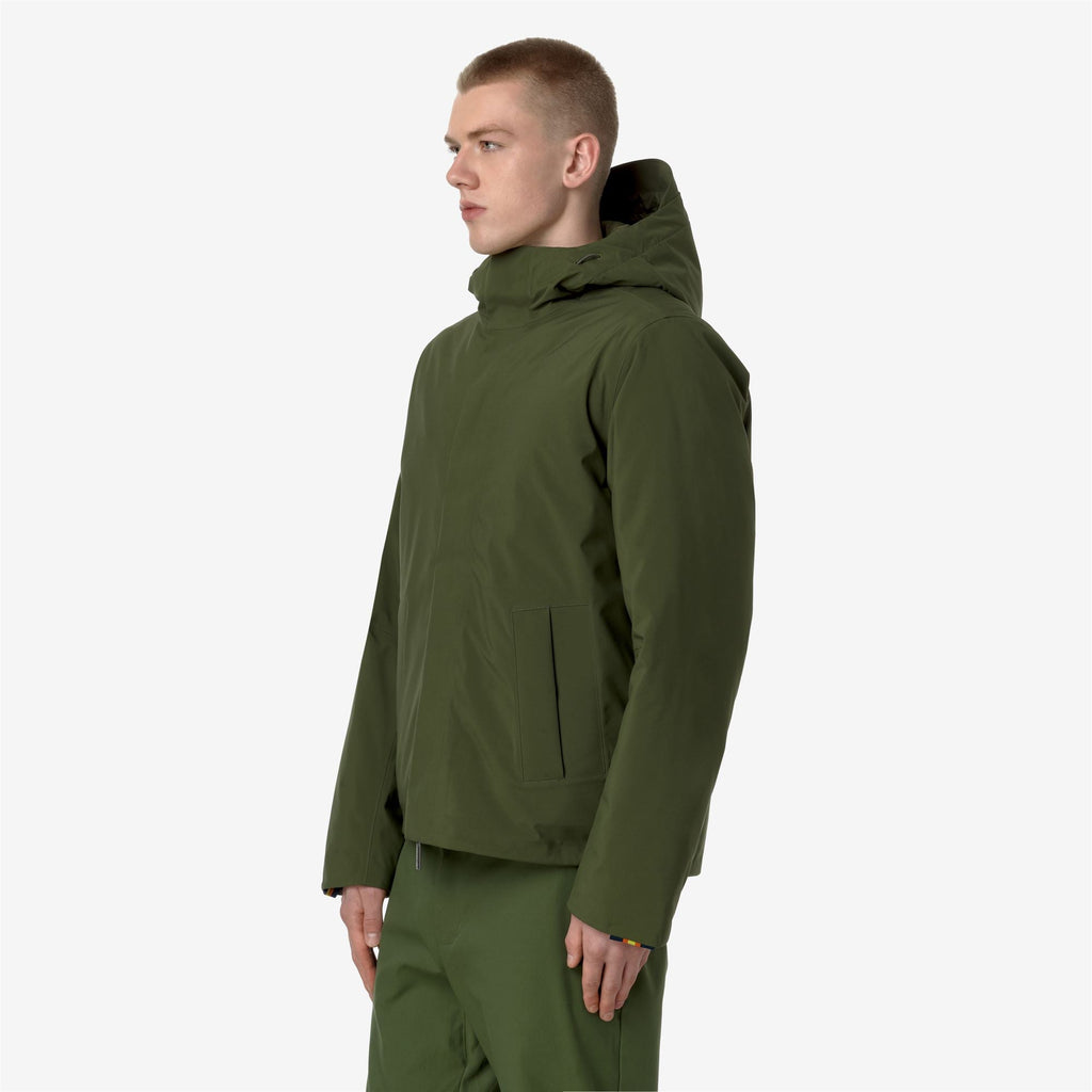 JACKEN BONDED PADDED - Jackets - Short - Man - GREEN CYPRESS