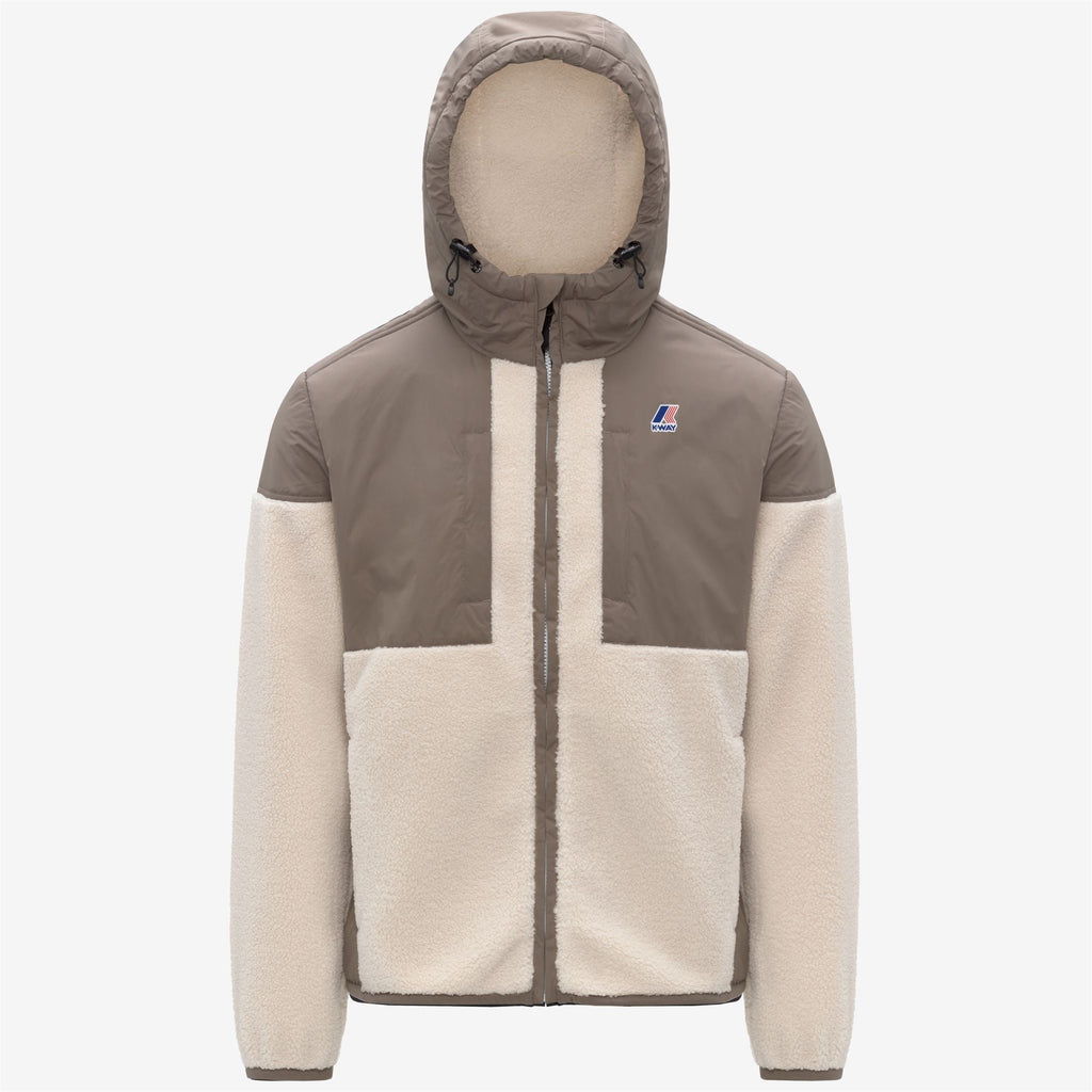 SAMSON 4.0 ORSETTO - Fleece - Hoodie Full Zip - Unisex - BEIGE TAUPE-ECRU