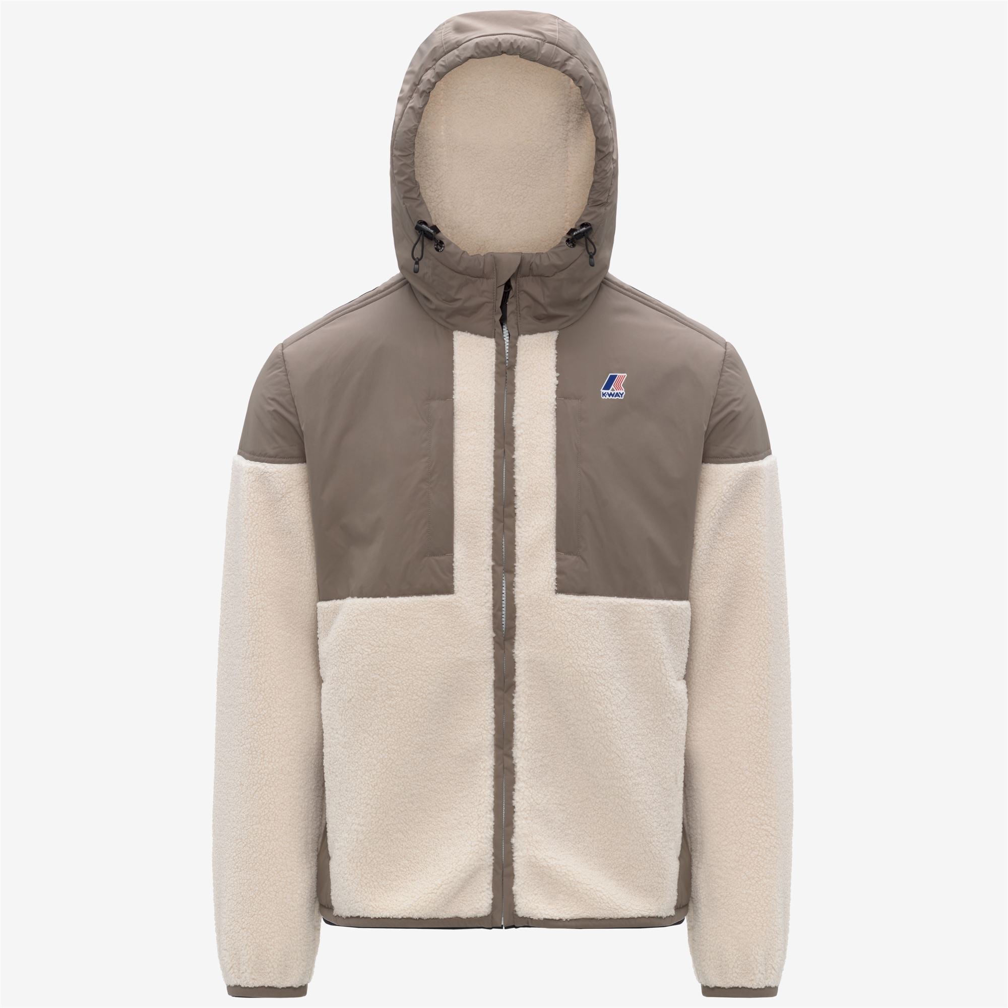 SAMSON 4.0 ORSETTO - Fleece - Hoodie Full Zip - Unisex - BEIGE TAUPE-ECRU