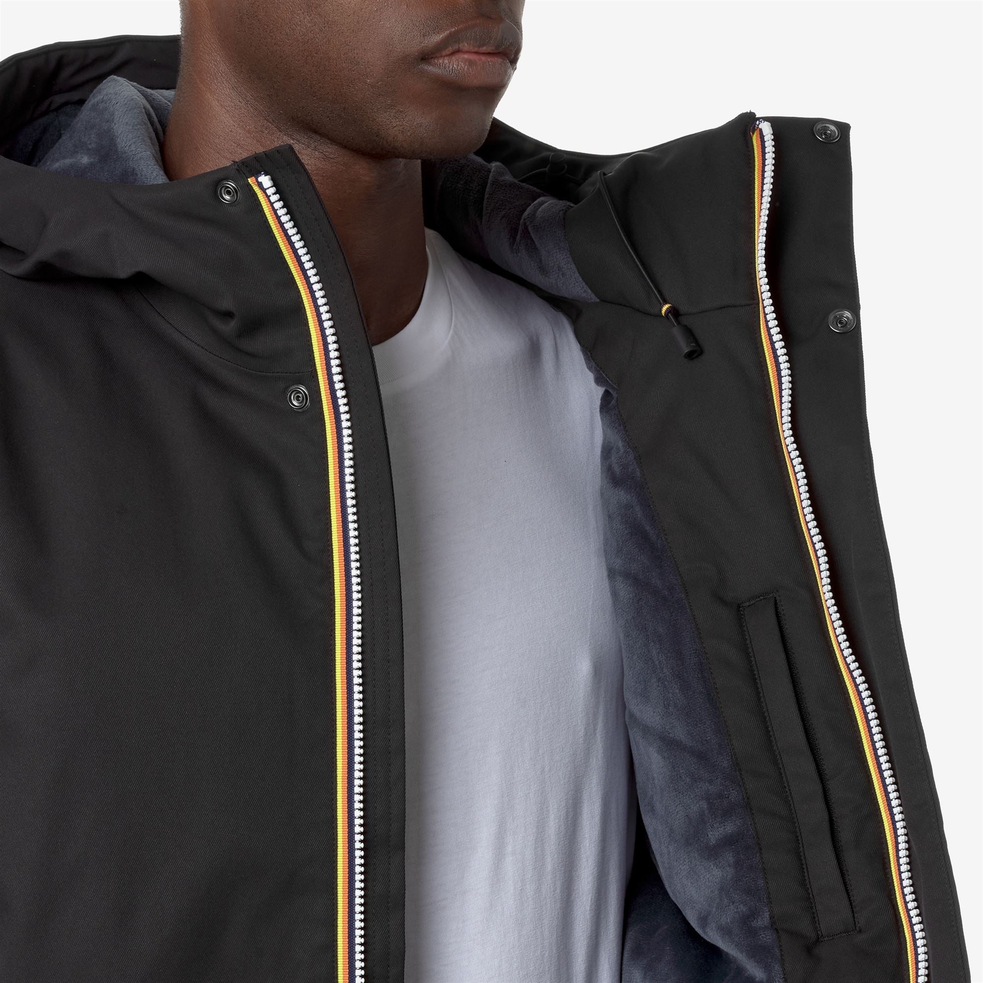 JACKO TWILL MARMOTTA - Jackets - Short - Man - BLACK P-BLUE A