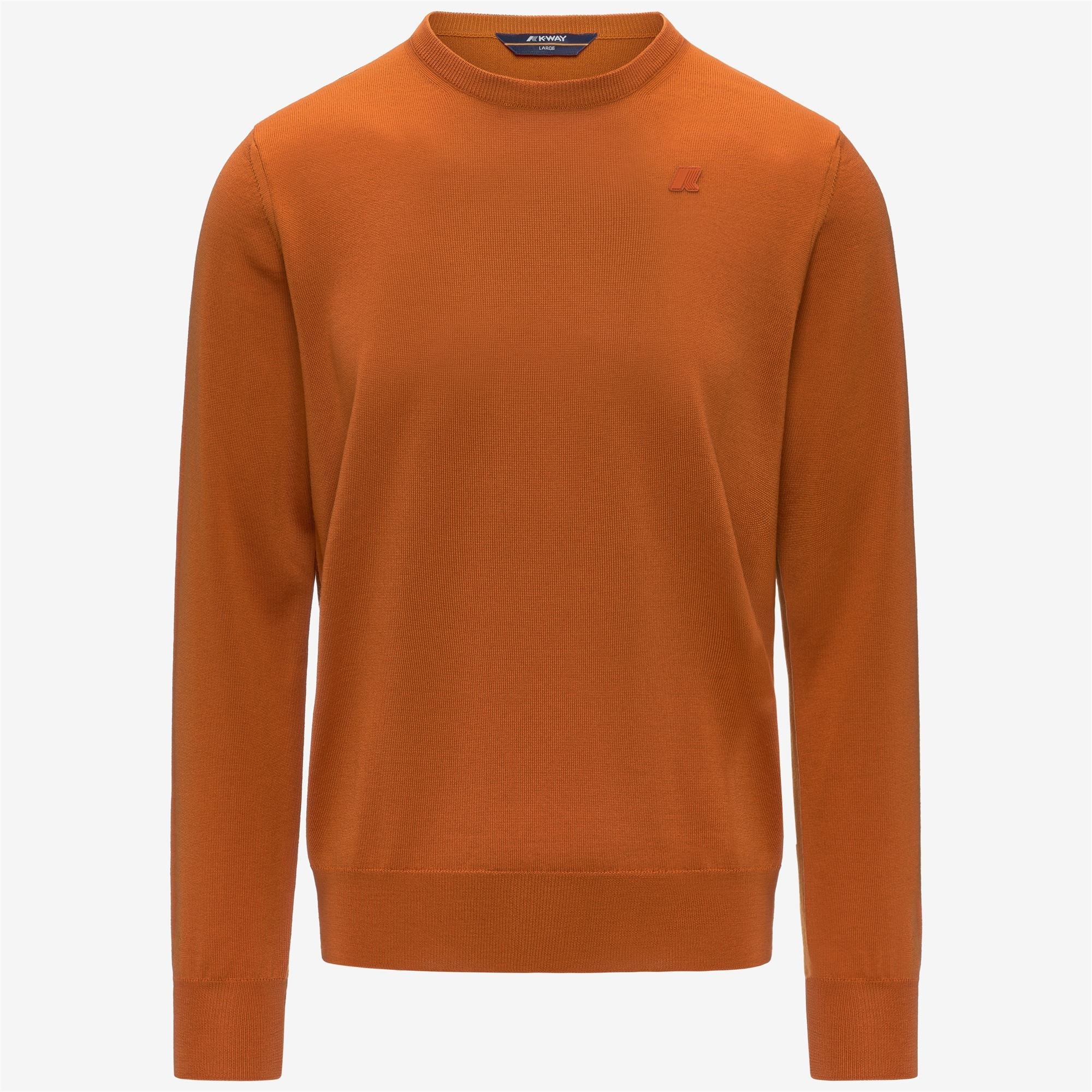 SEBASTIEN MERINO - KNITWEAR - Pull Over - Man - ORANGE RUST