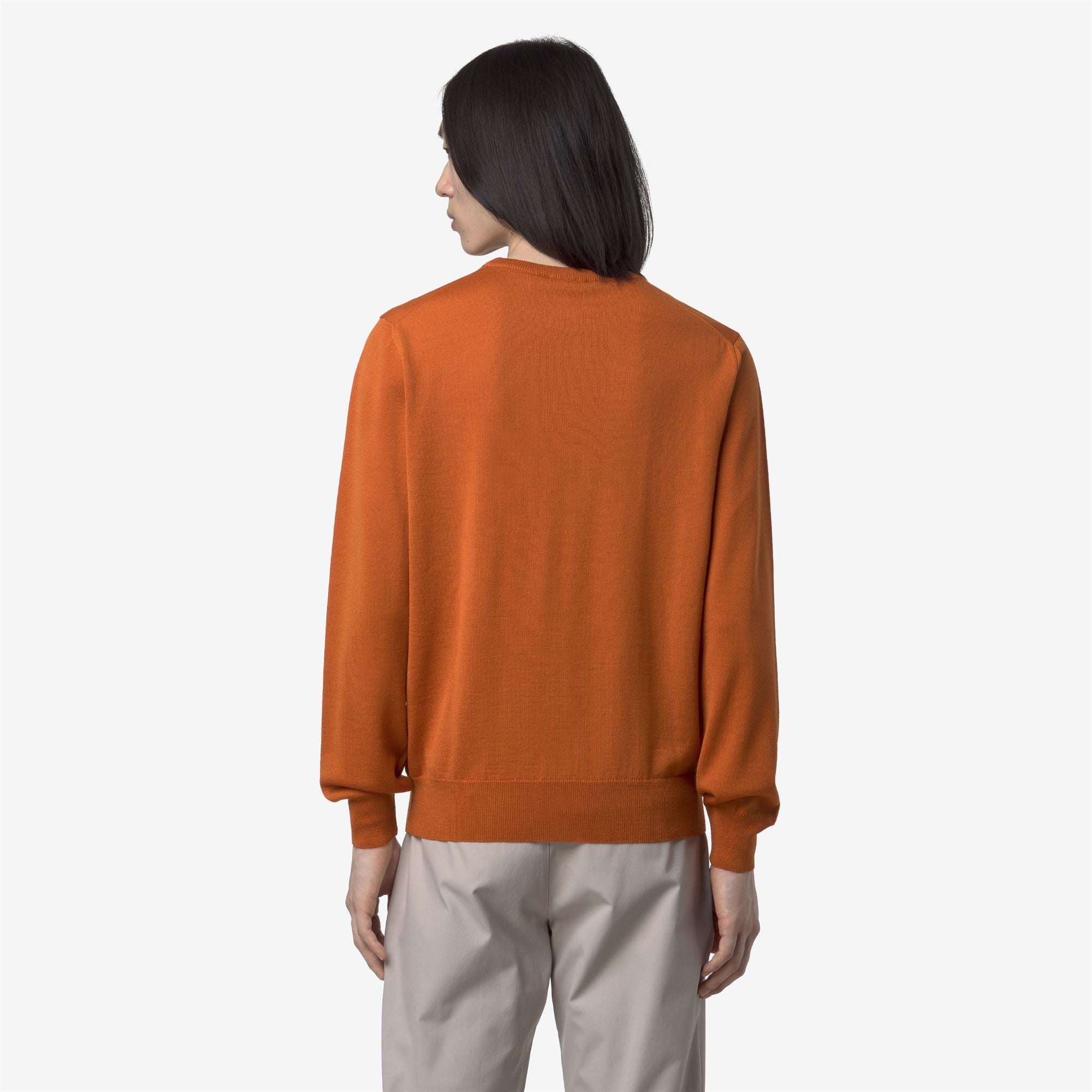 SEBASTIEN MERINO - KNITWEAR - Pull Over - Man - ORANGE RUST