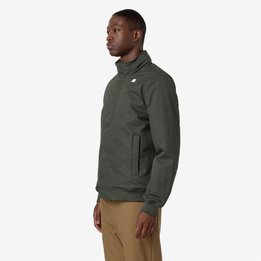 AMAURY TWILL MARMOTTA - Jackets - Short - Man - GREEN B-BLUE A