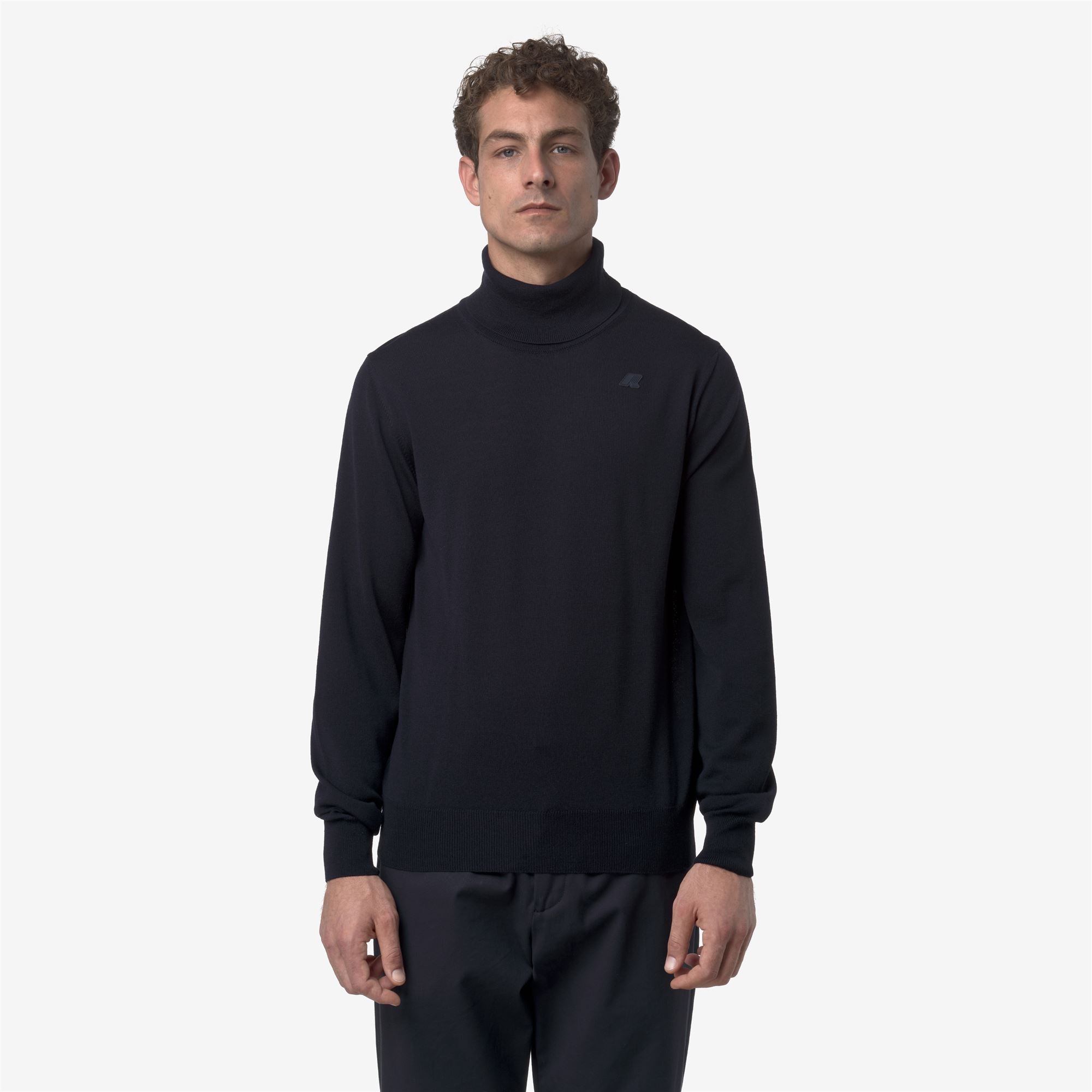 HENRY MERINO - KNITWEAR - Pull Over - Man - BLUE DEPTH