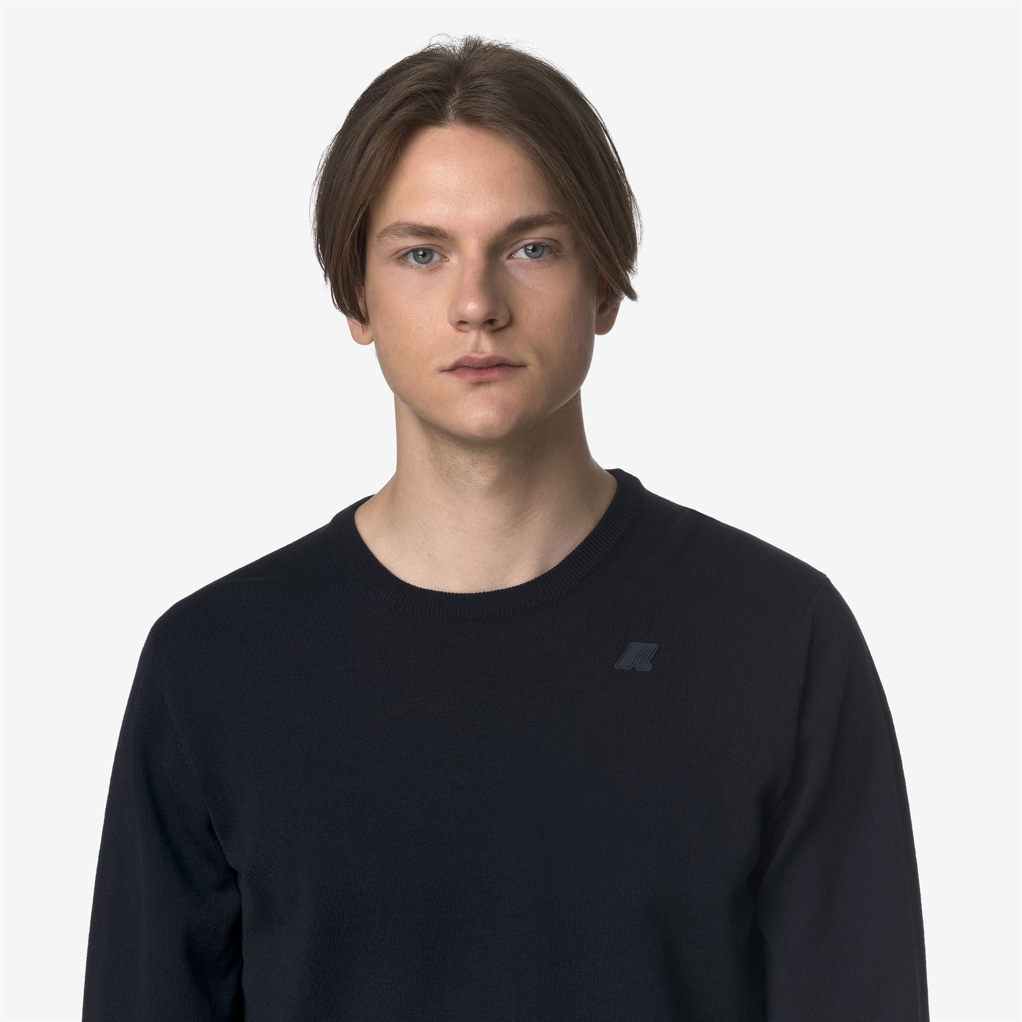 SEBASTIEN MERINO - KNITWEAR - Pull Over - Man - BLUE DEPTH